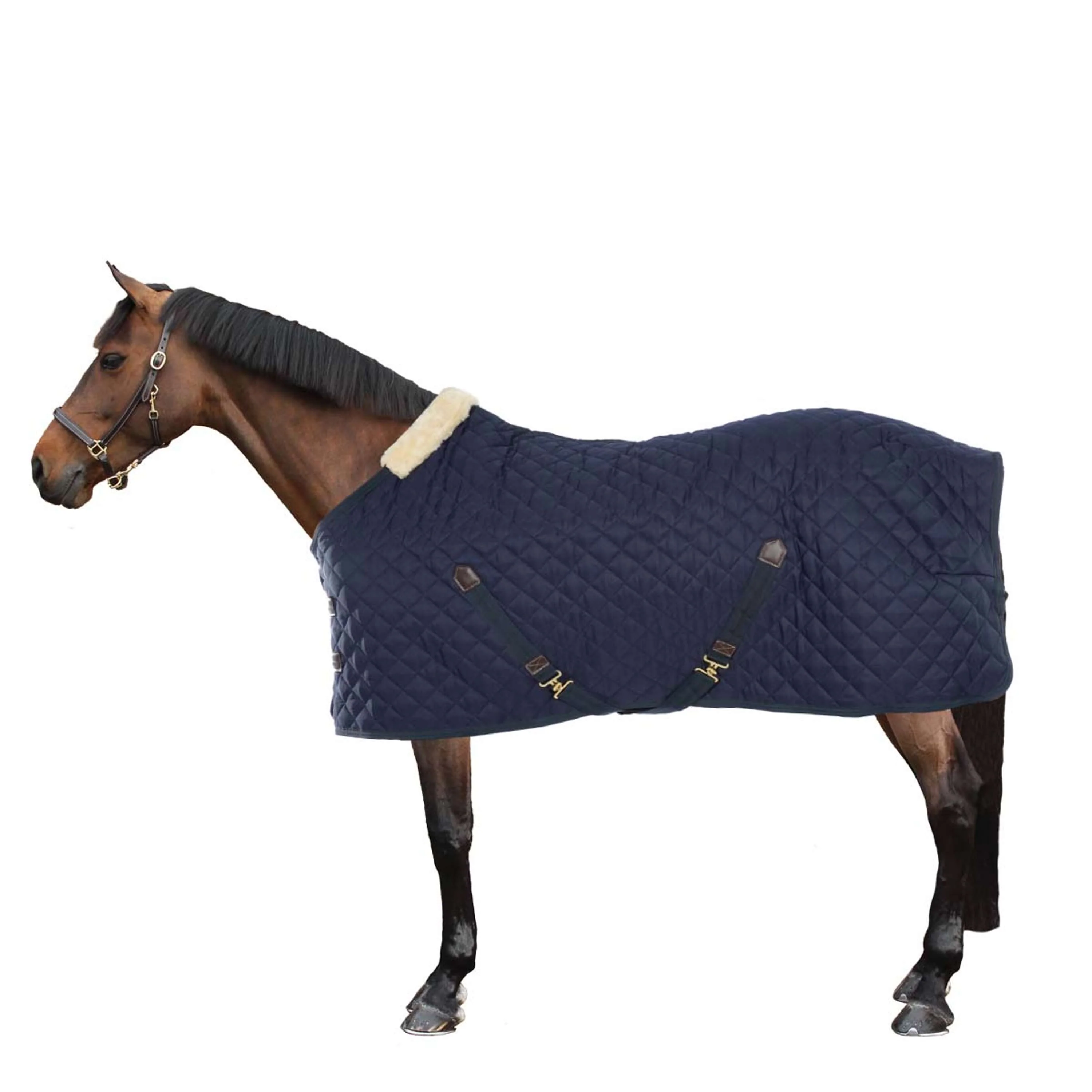 Kentucky Horsewear Coperta da scuderia 400g Navy - Image 3