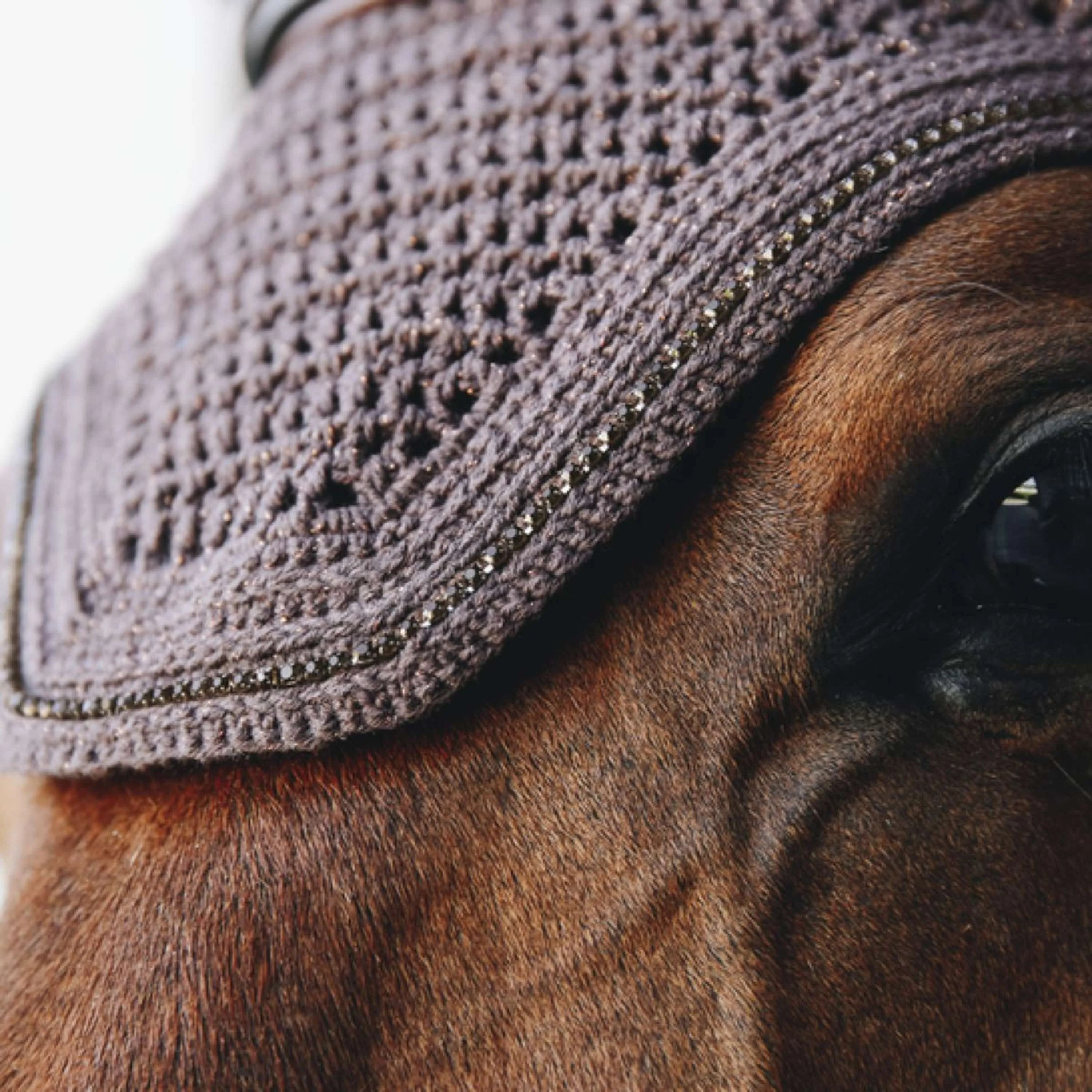 Kentucky Horsewear Copriorecchie Wellington Marrone