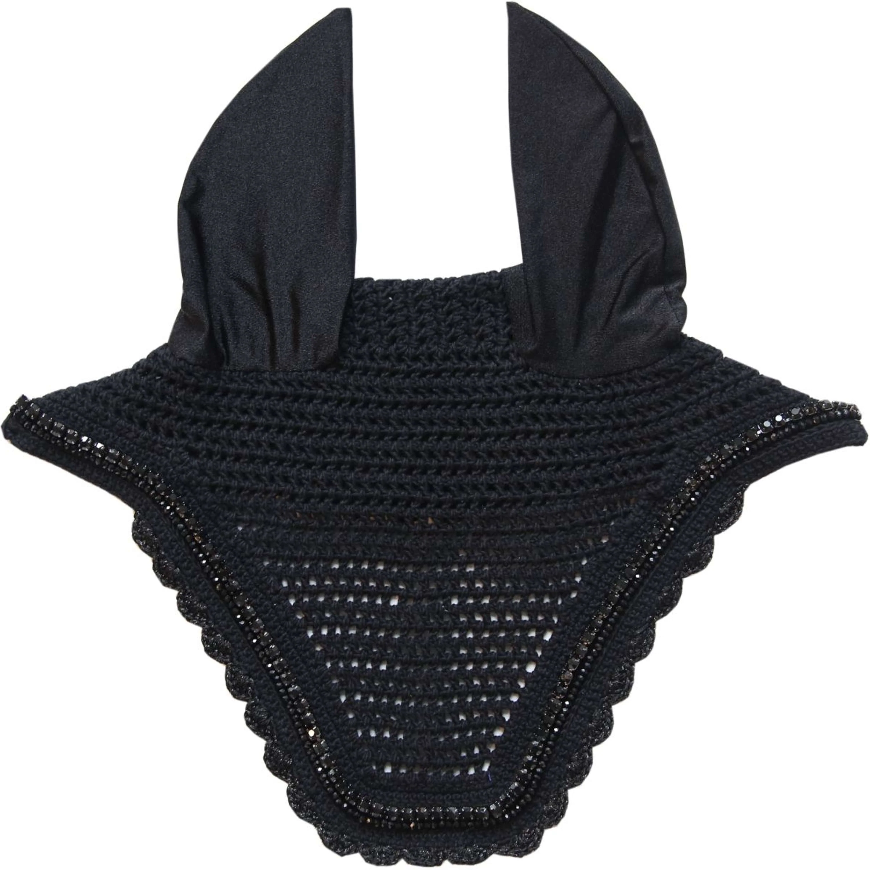 Kentucky Horsewear Copriorecchie Wellington Stone & Pearl Soundless Nero - Image 2
