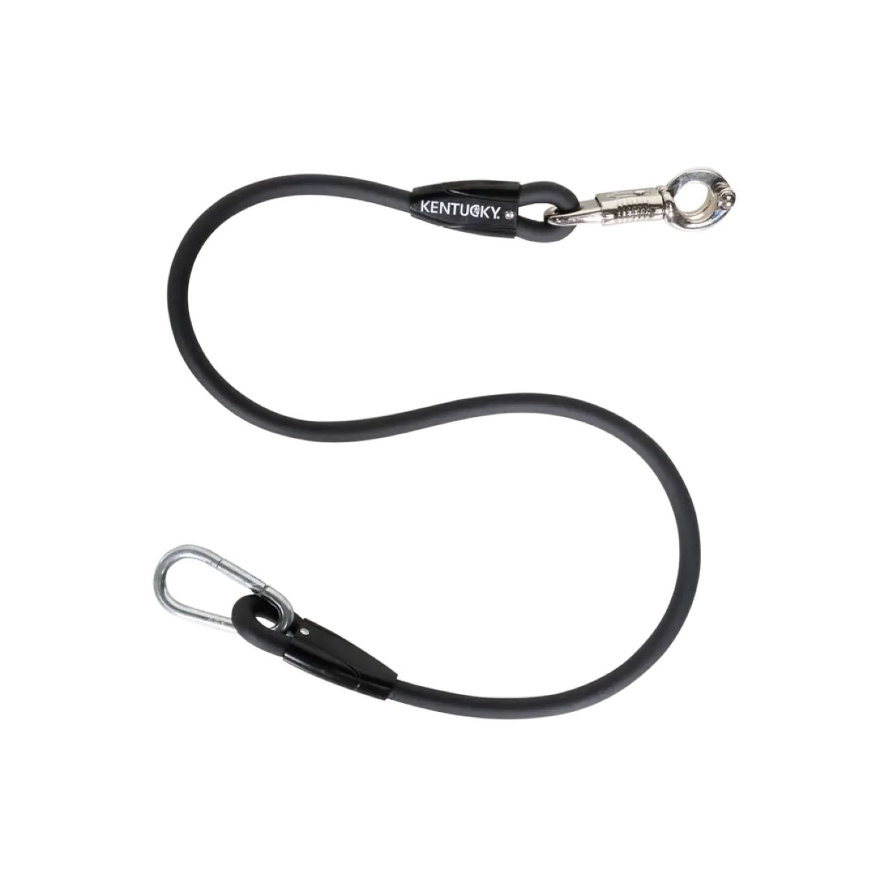 Kentucky Horsewear Corda di fissaggio Silicone Nero