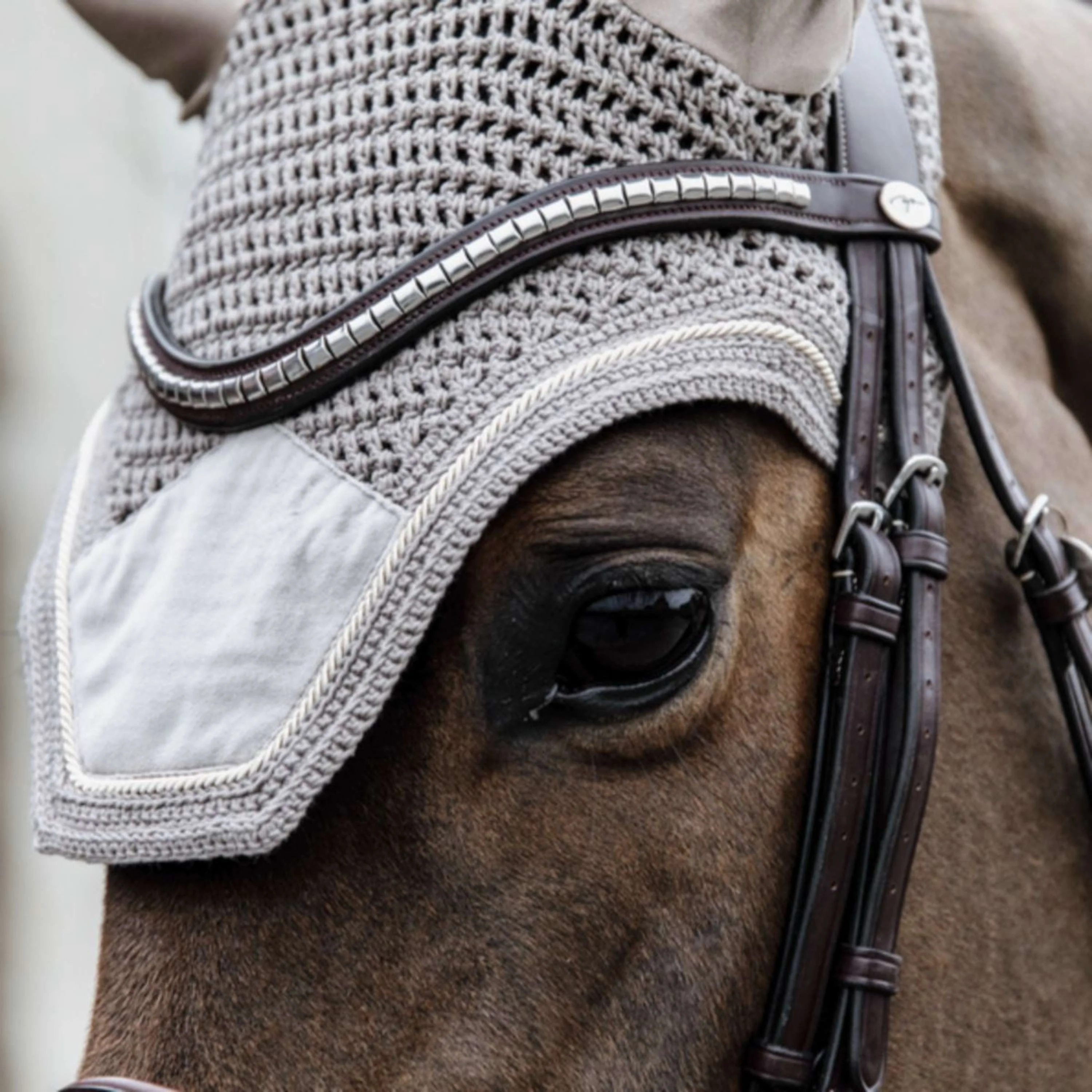 Kentucky Horsewear Cuffietta Wellington Basic Velvet Beige - Image 2