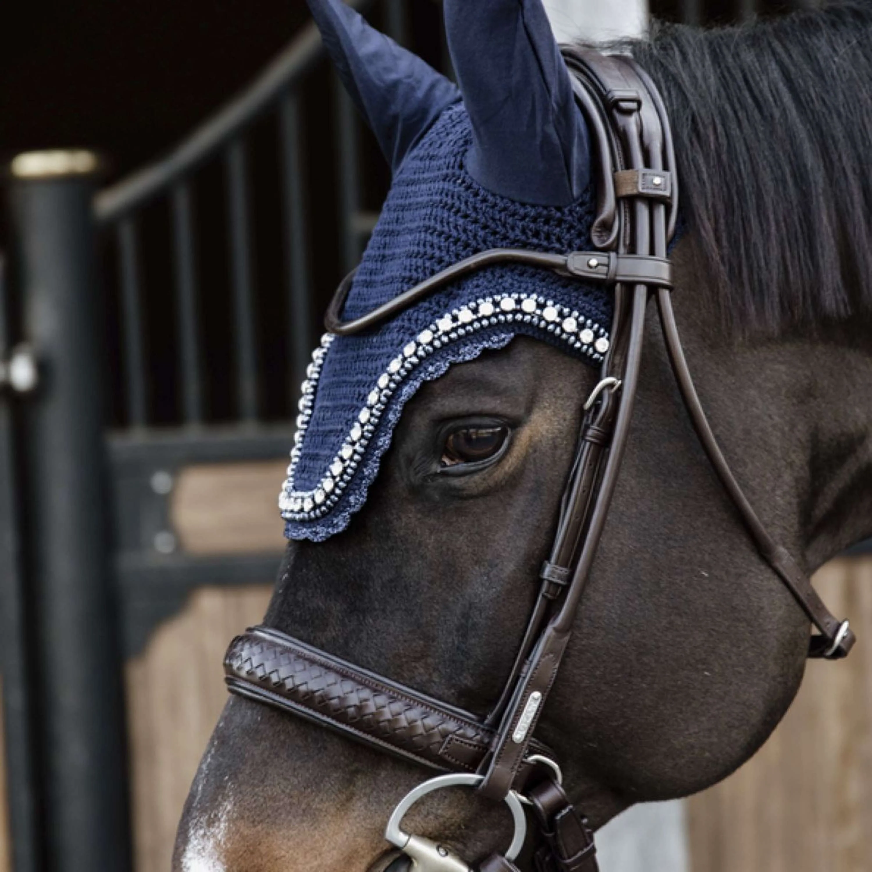Kentucky Horsewear Cuffietta Wellington Big Stone & Pearl Dark Navy - Image 2