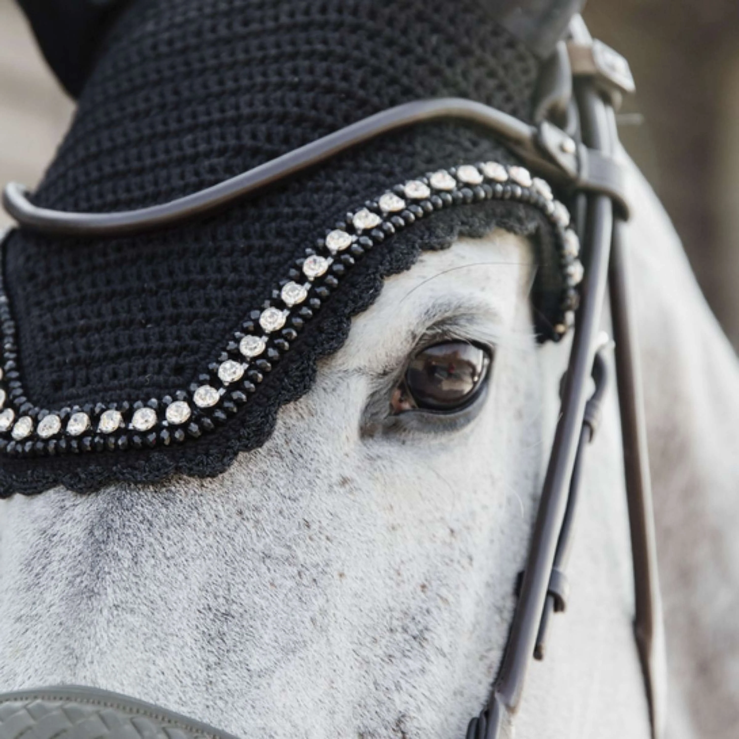 Kentucky Horsewear Cuffietta Wellington Big Stone & Pearl Soundless Nero