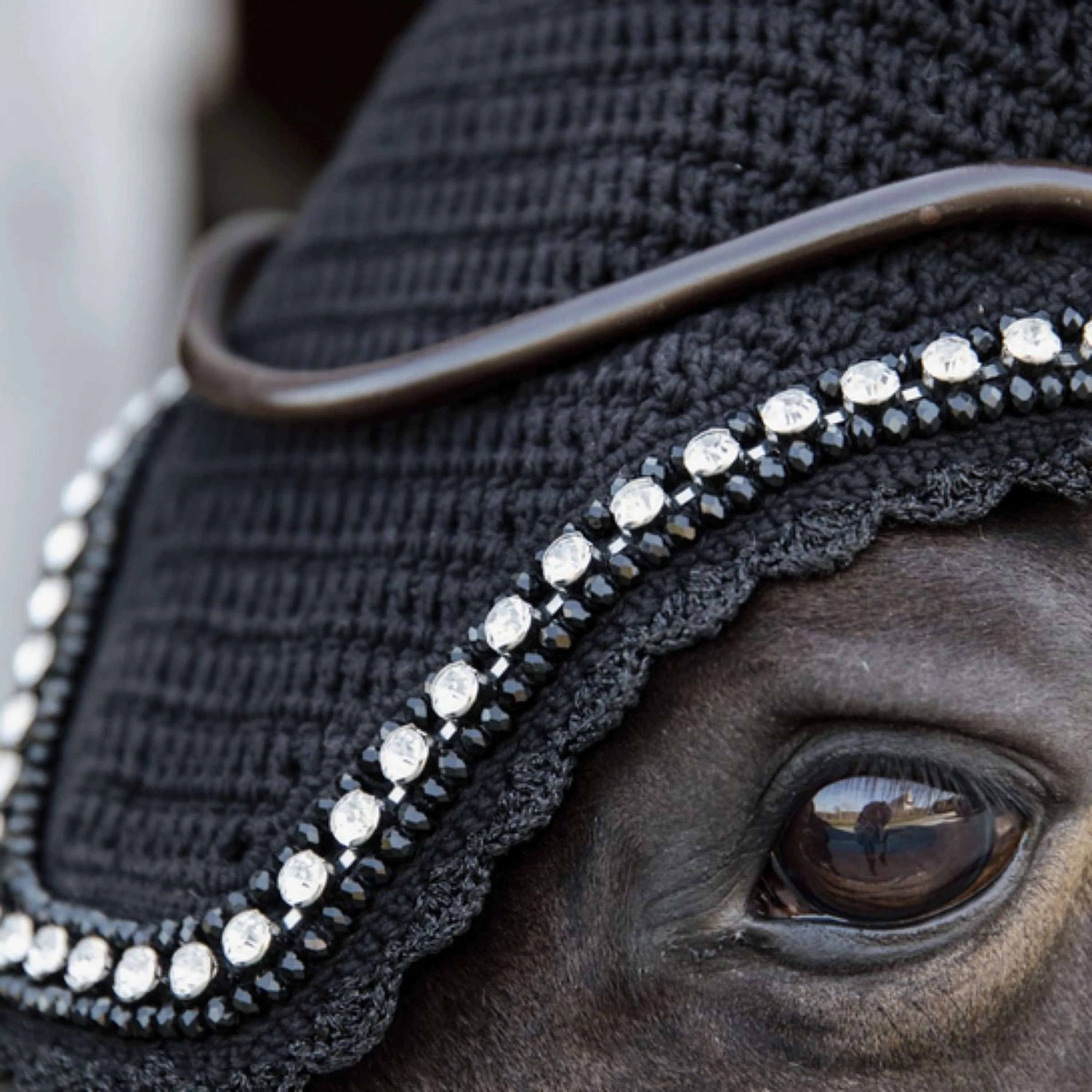 Kentucky Horsewear Cuffietta Wellington Big Stone & Pearl Soundless Nero - Image 2