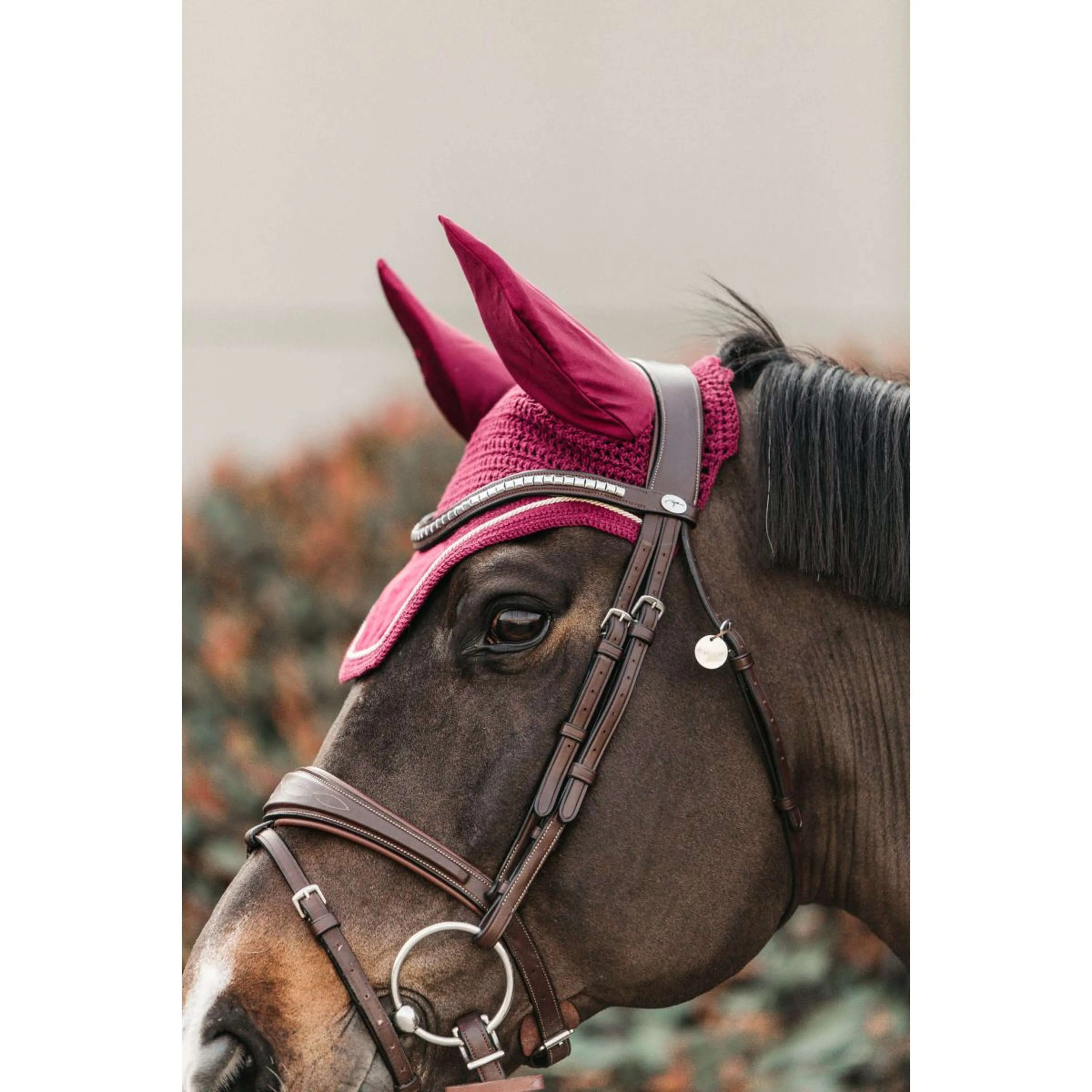 Kentucky Horsewear Cuffietta Wellington Velvet Fuchsia - Image 2