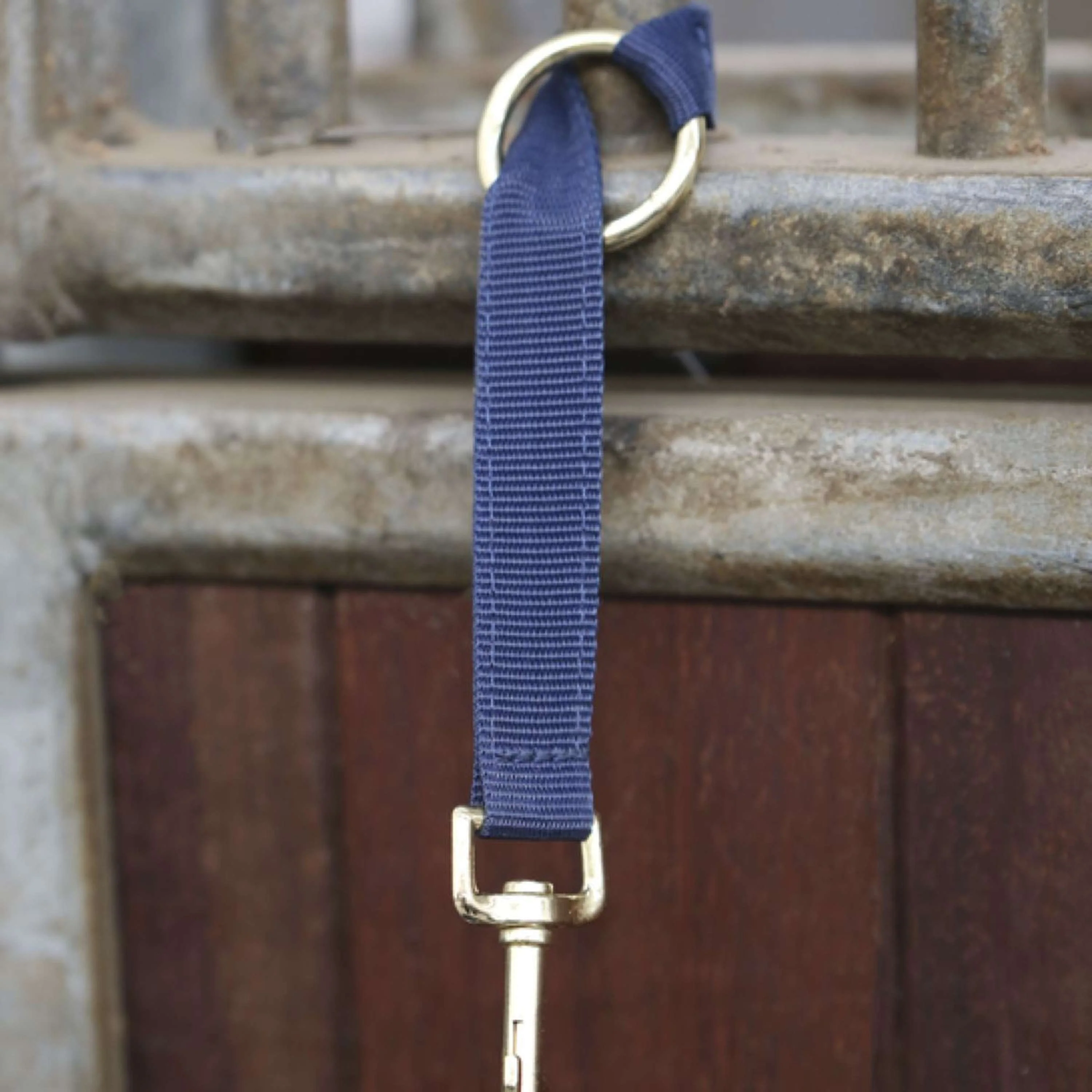 Kentucky Horsewear Gancio e anello per supporto Nylon Navy - Image 3