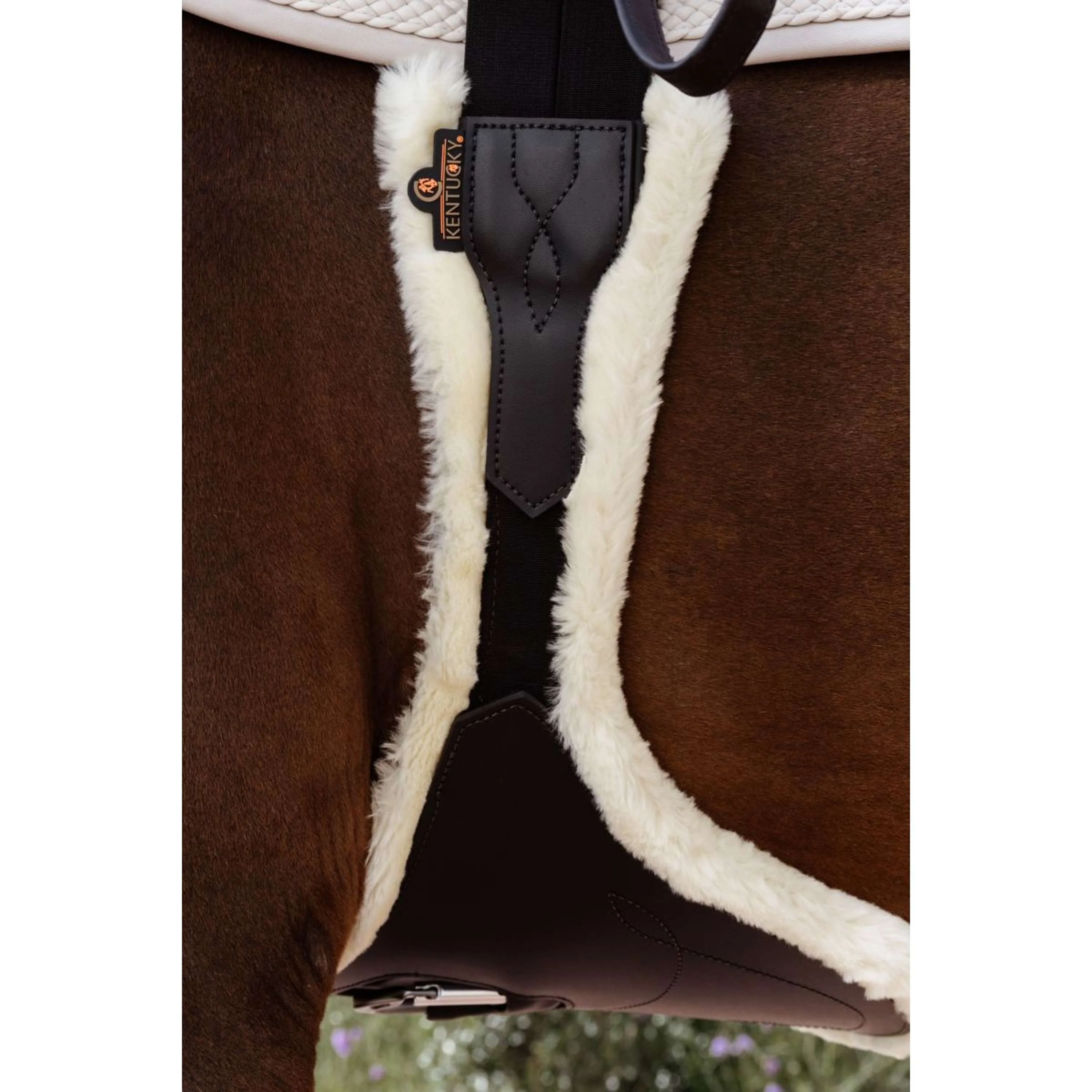 Kentucky Horsewear Sottopancia da salto Anatomic Sheepskin Marrone - Image 6