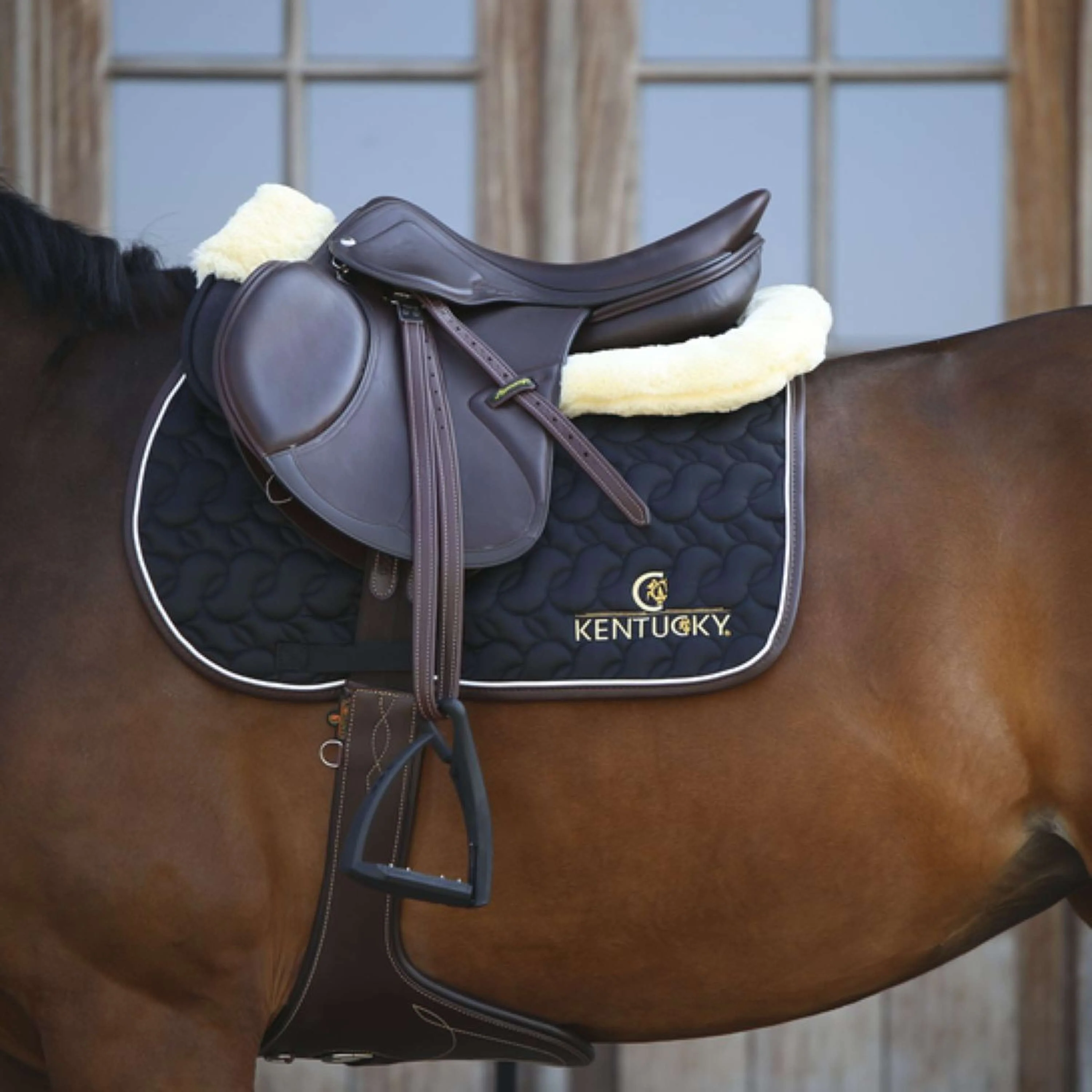 Kentucky Horsewear Sottopancia da salto Marrone - Image 2