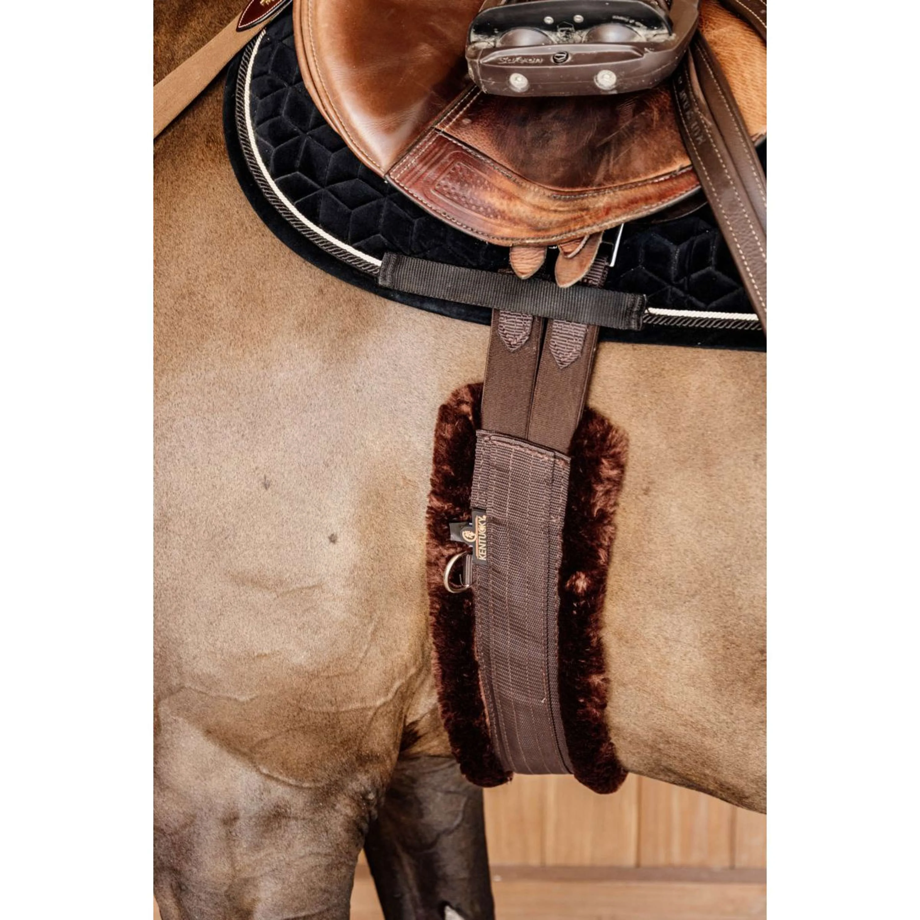 Kentucky Horsewear Sottopancia Wol Marrone - Image 3