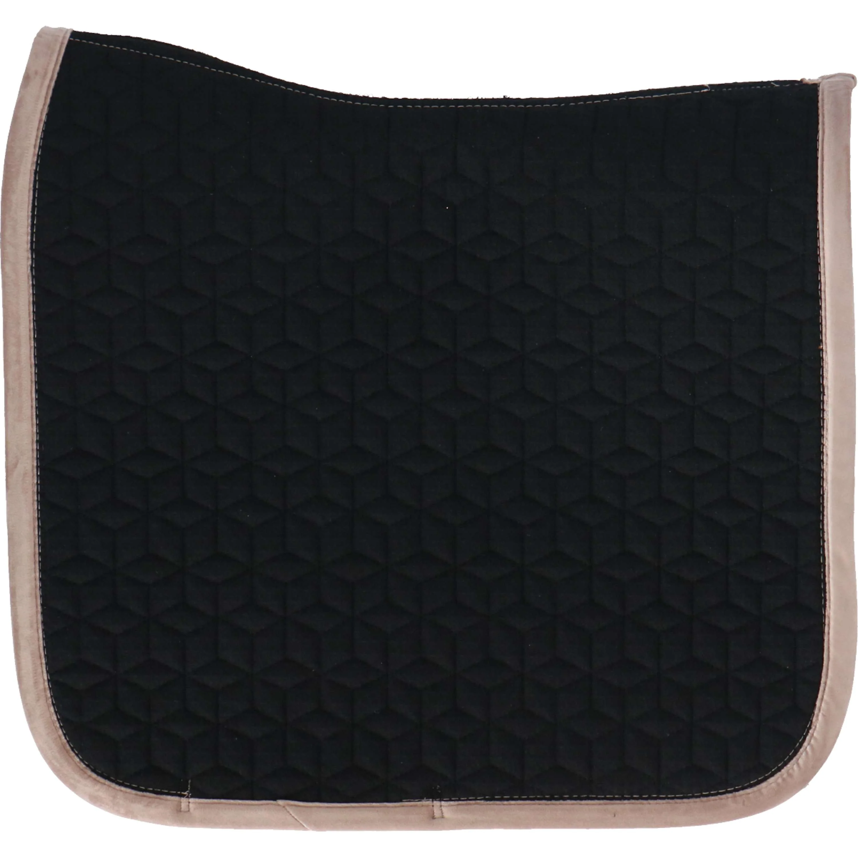 Kentucky Horsewear Sottosella Basic Velvet Dressage Beige - Image 3