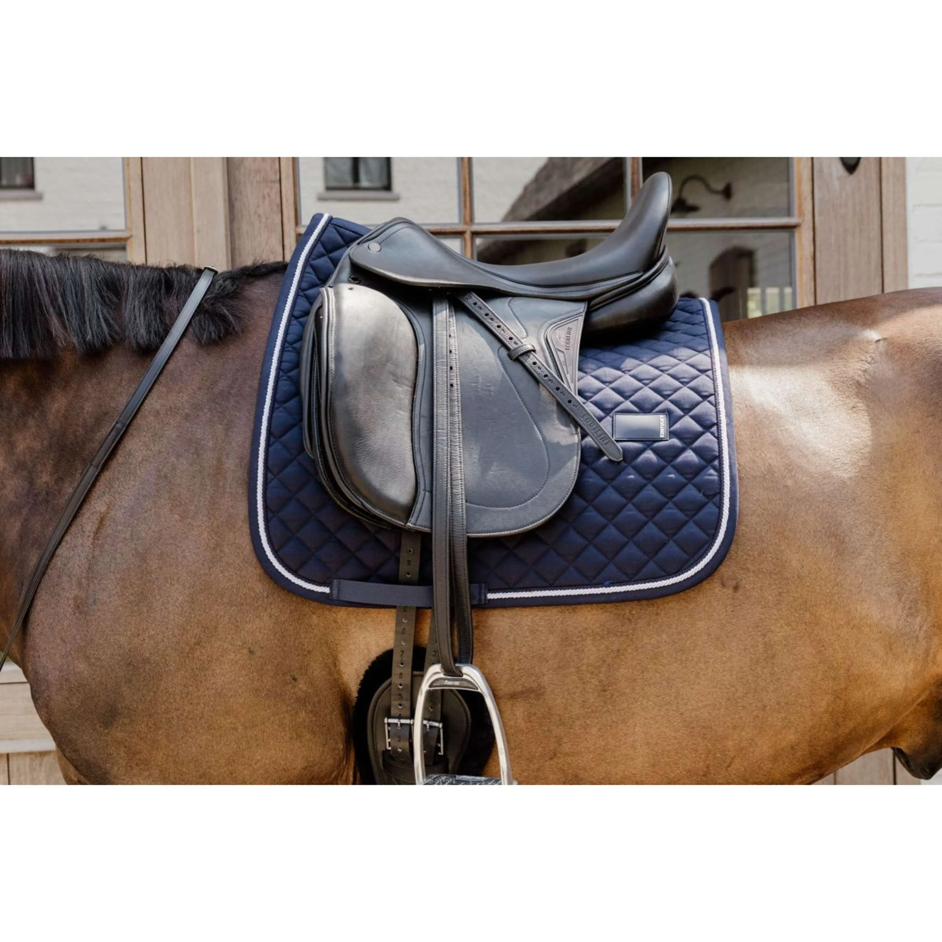 Kentucky Horsewear Sottosella Diamond Rope Dressage Navy - Image 2