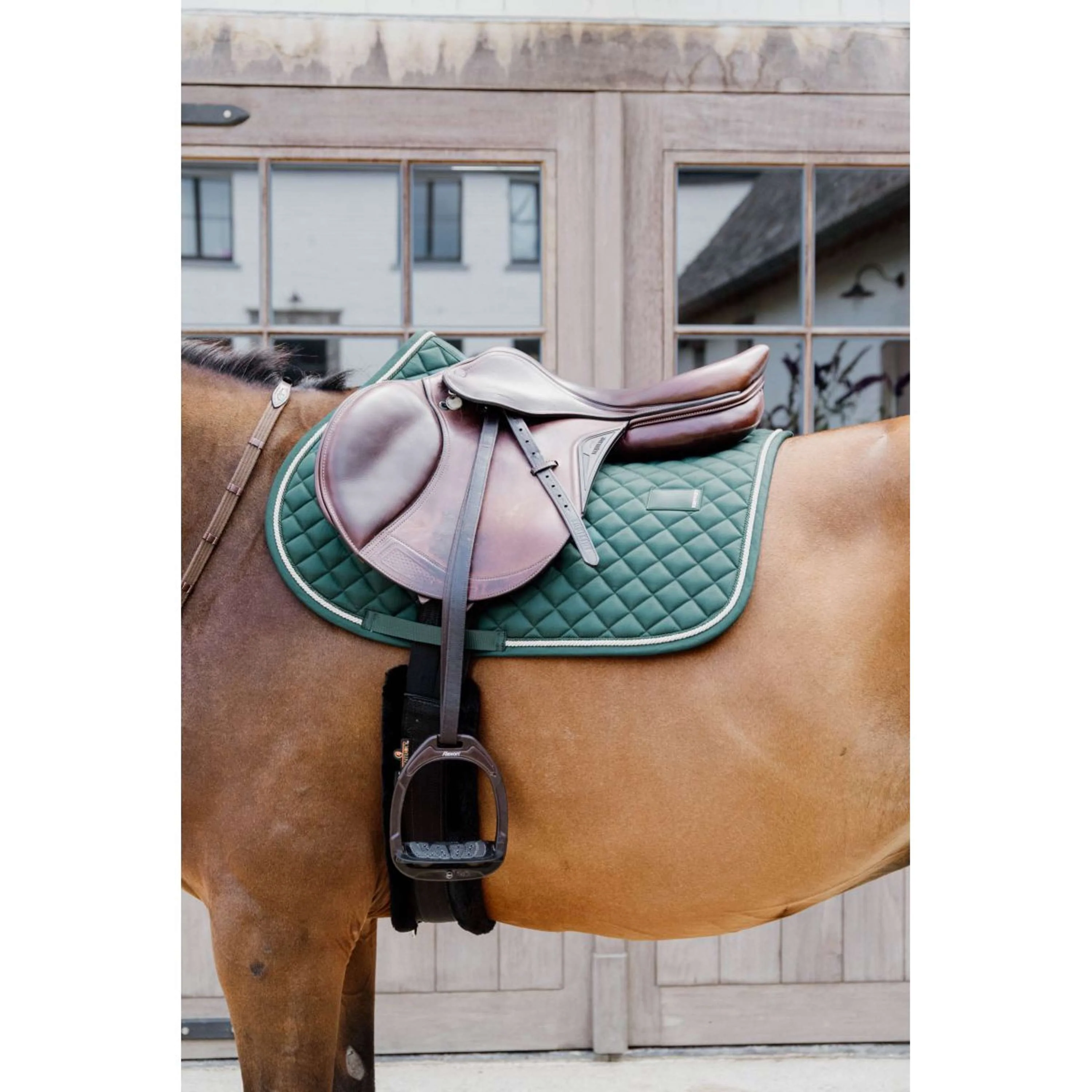Kentucky Horsewear Sottosella Diamond Rope Saltando Pine Green - Image 2