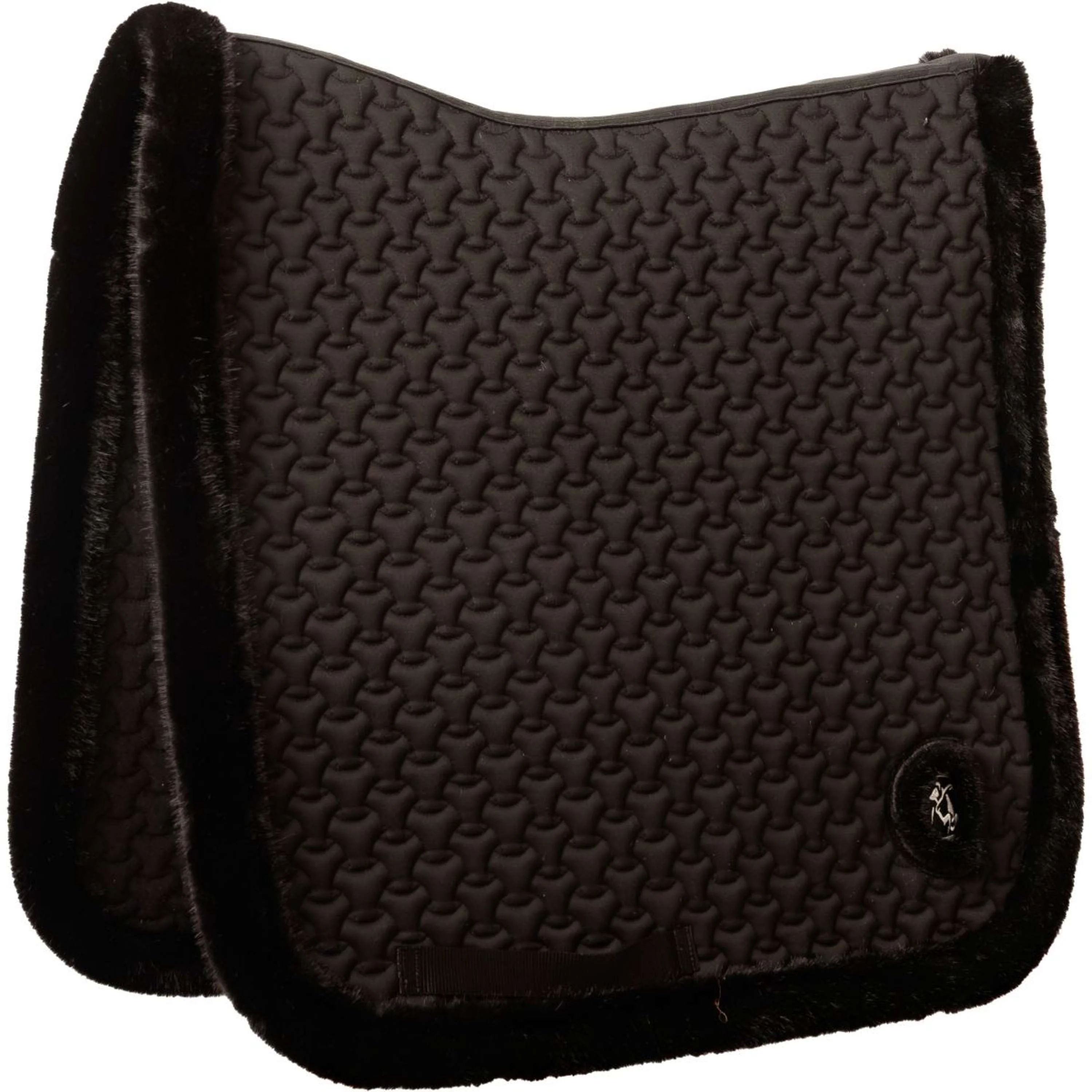 Kentucky Horsewear Sottosella Fake Fur Onion Quilt Dressage Nero