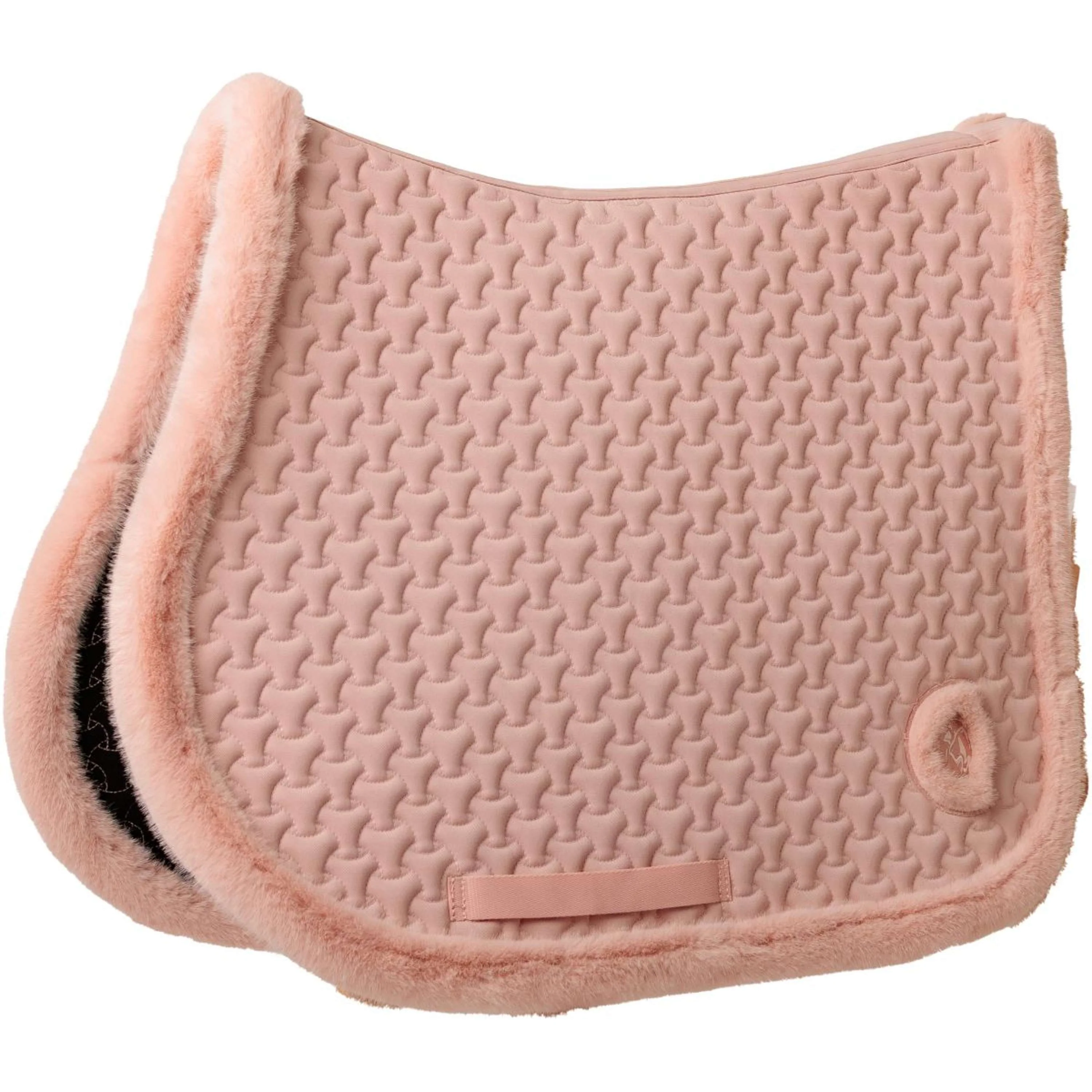 Kentucky Horsewear Sottosella Fake Fur Onion Quilt saltando Rosa antico