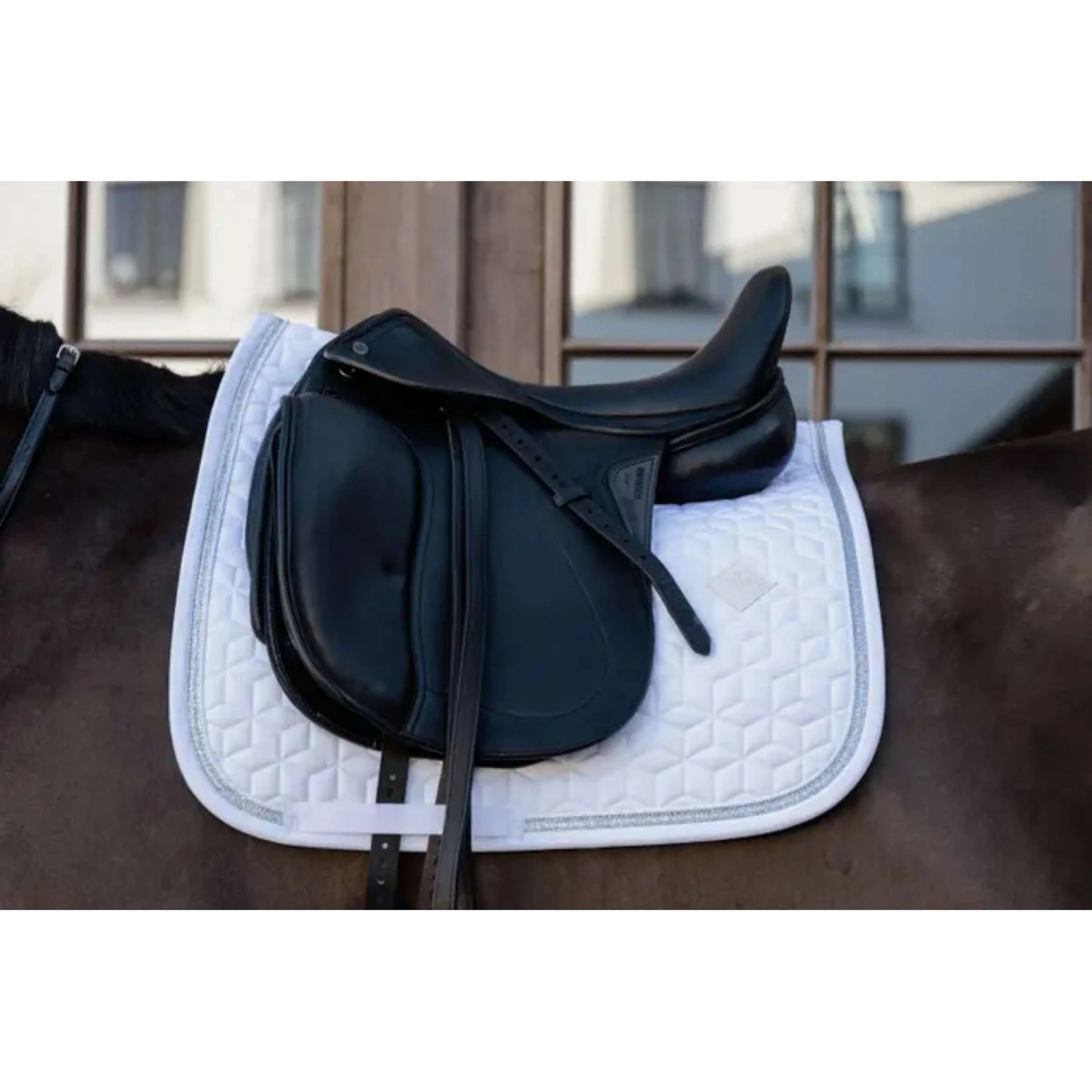Kentucky Horsewear Sottosella Glitter Rope Bianco/Bianco