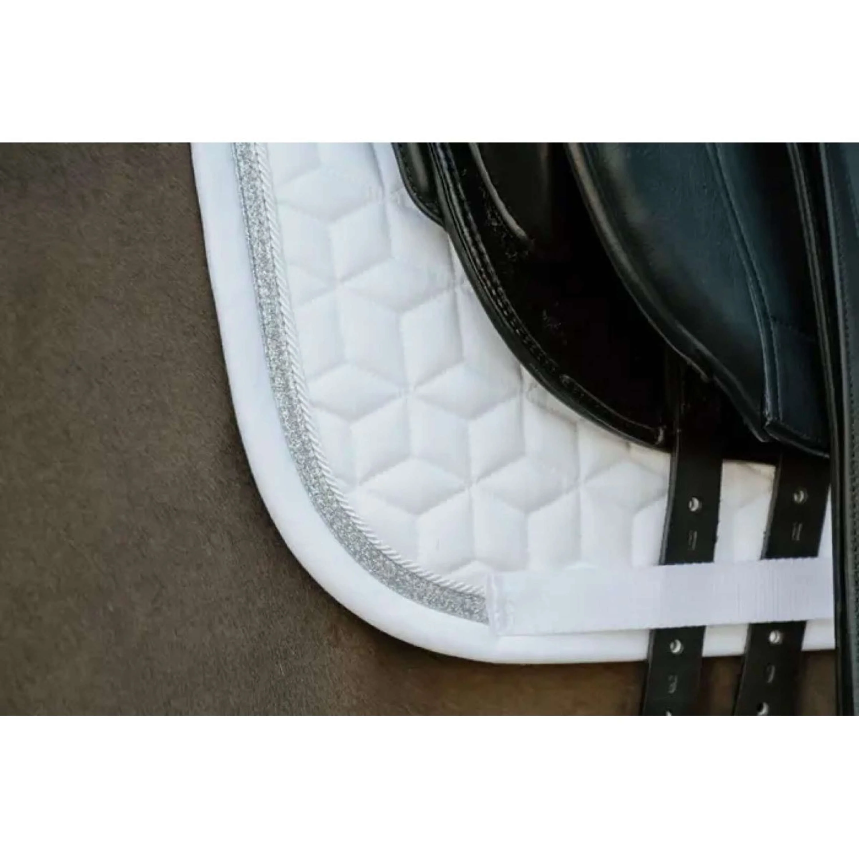 Kentucky Horsewear Sottosella Glitter Rope Bianco/Bianco - Image 4
