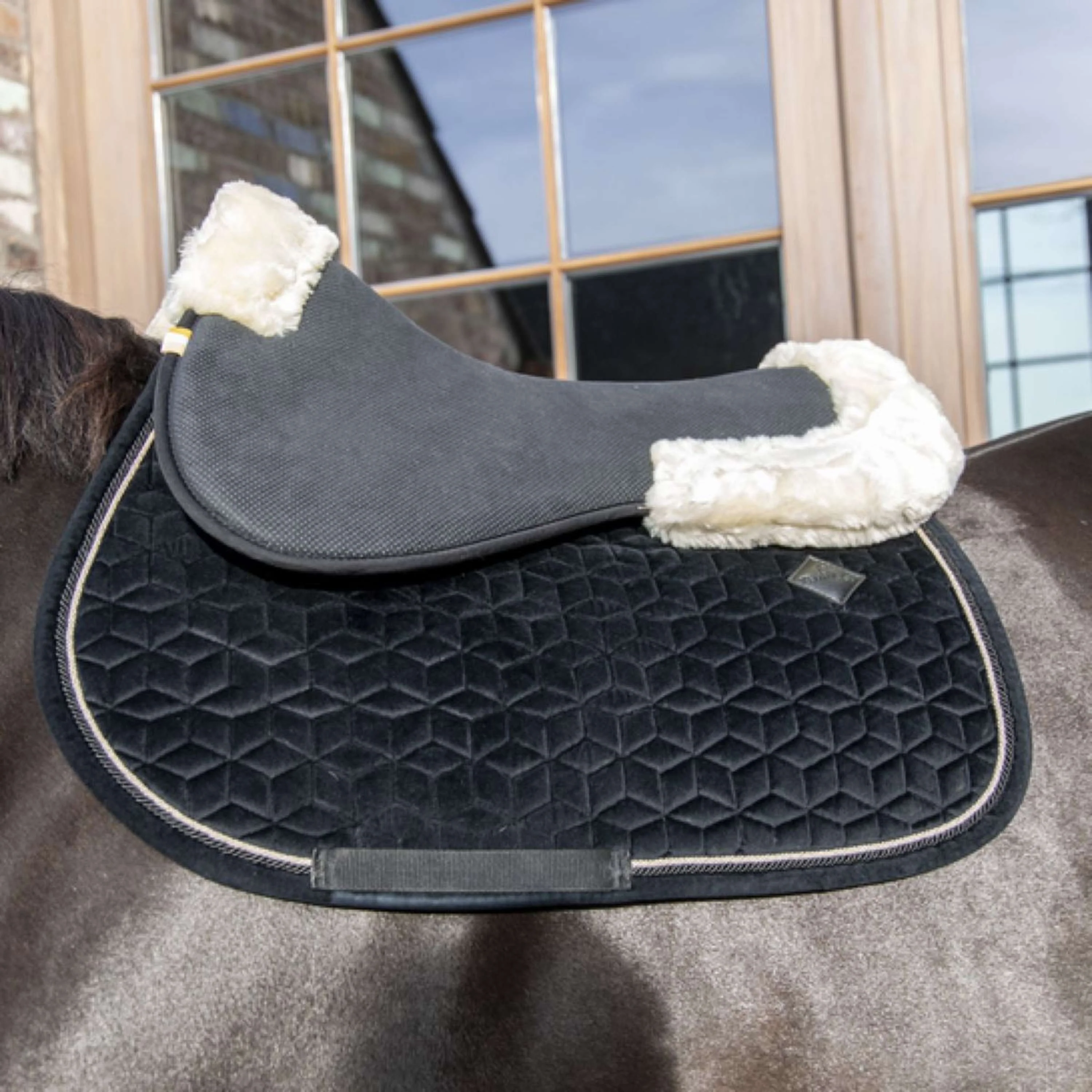 Kentucky Horsewear Sottosella Halfpad Nero/Naturale