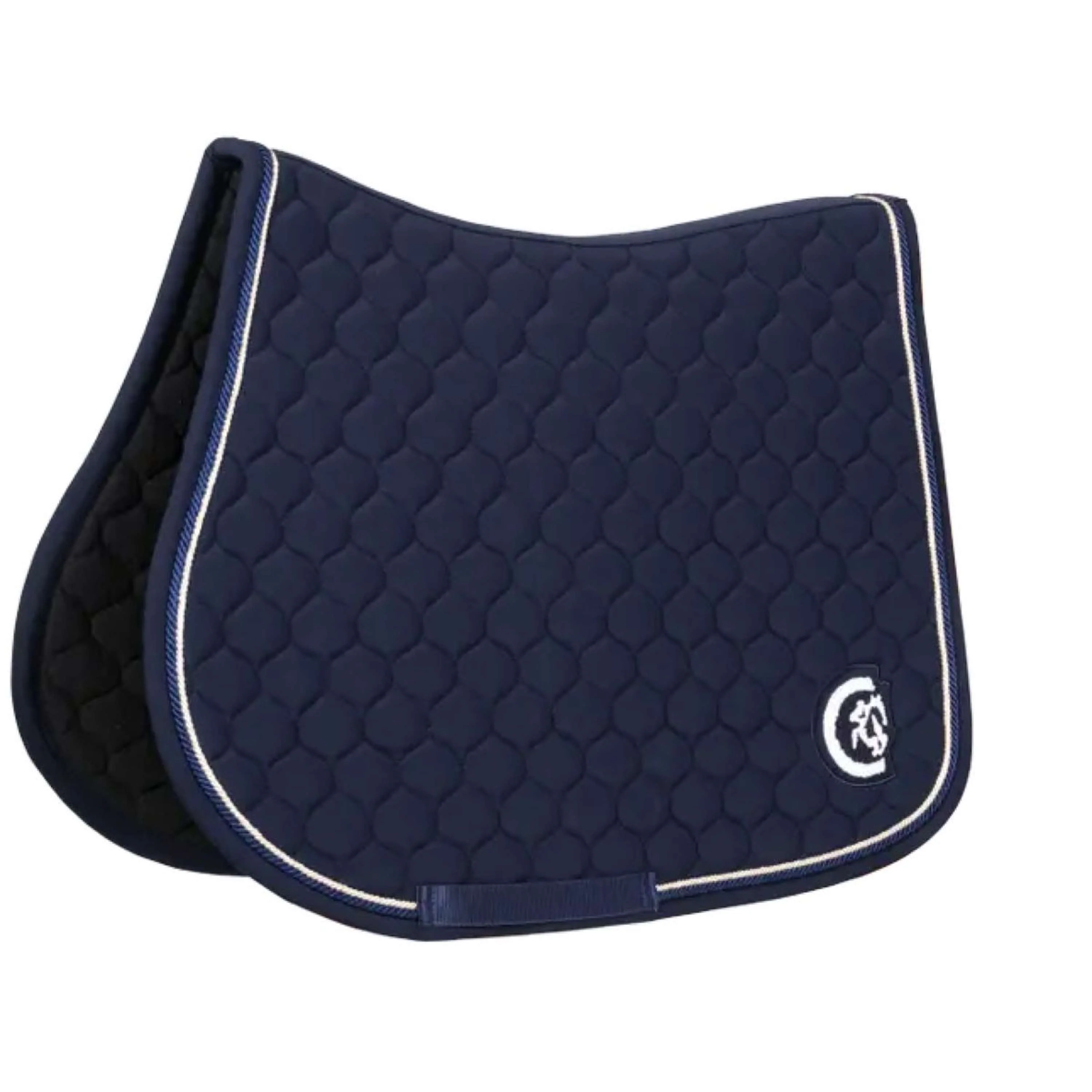 Kentucky Horsewear Sottosella Onion Quilt 3D Logo Saltando Navy