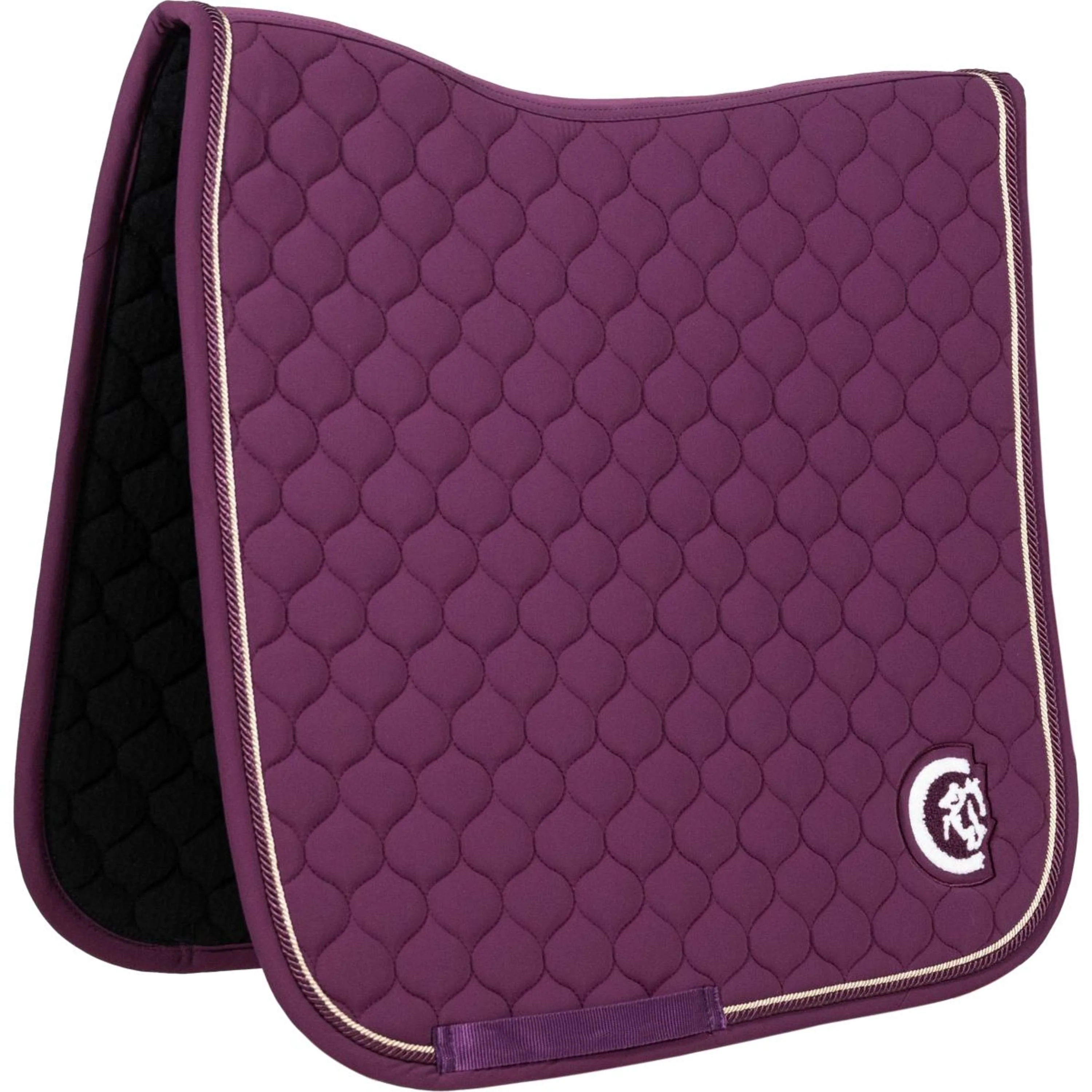 Kentucky Horsewear Sottosella Onion Quilt 3D Logo Viola