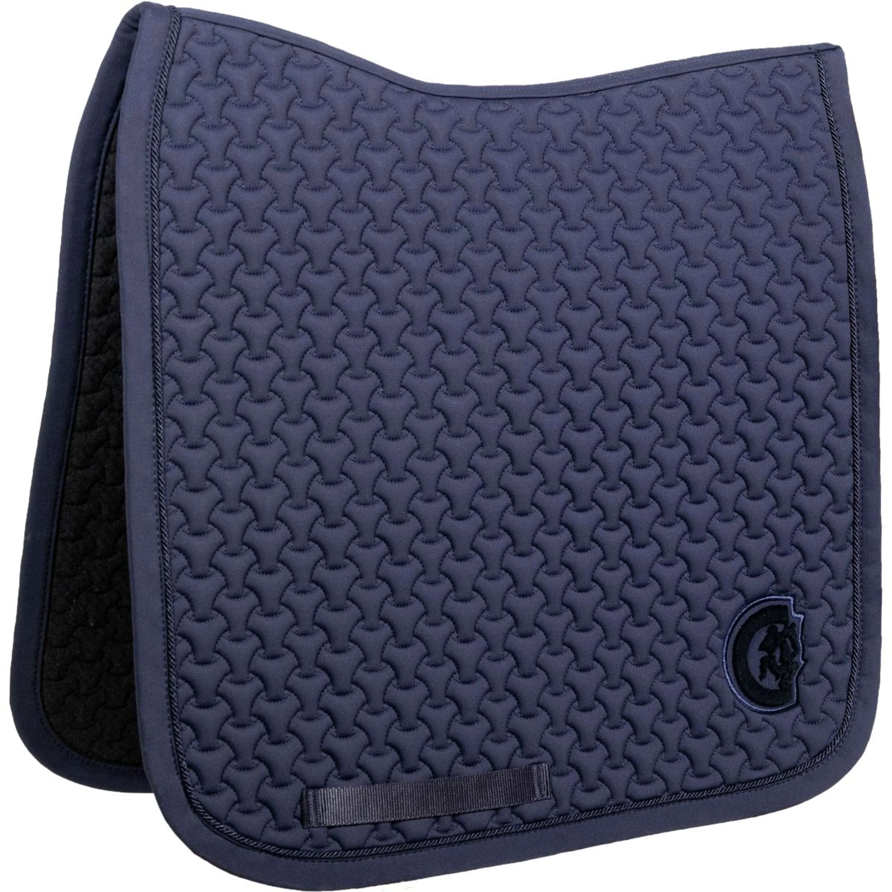 Kentucky Horsewear Sottosella Plaited Logo Dressage Navy