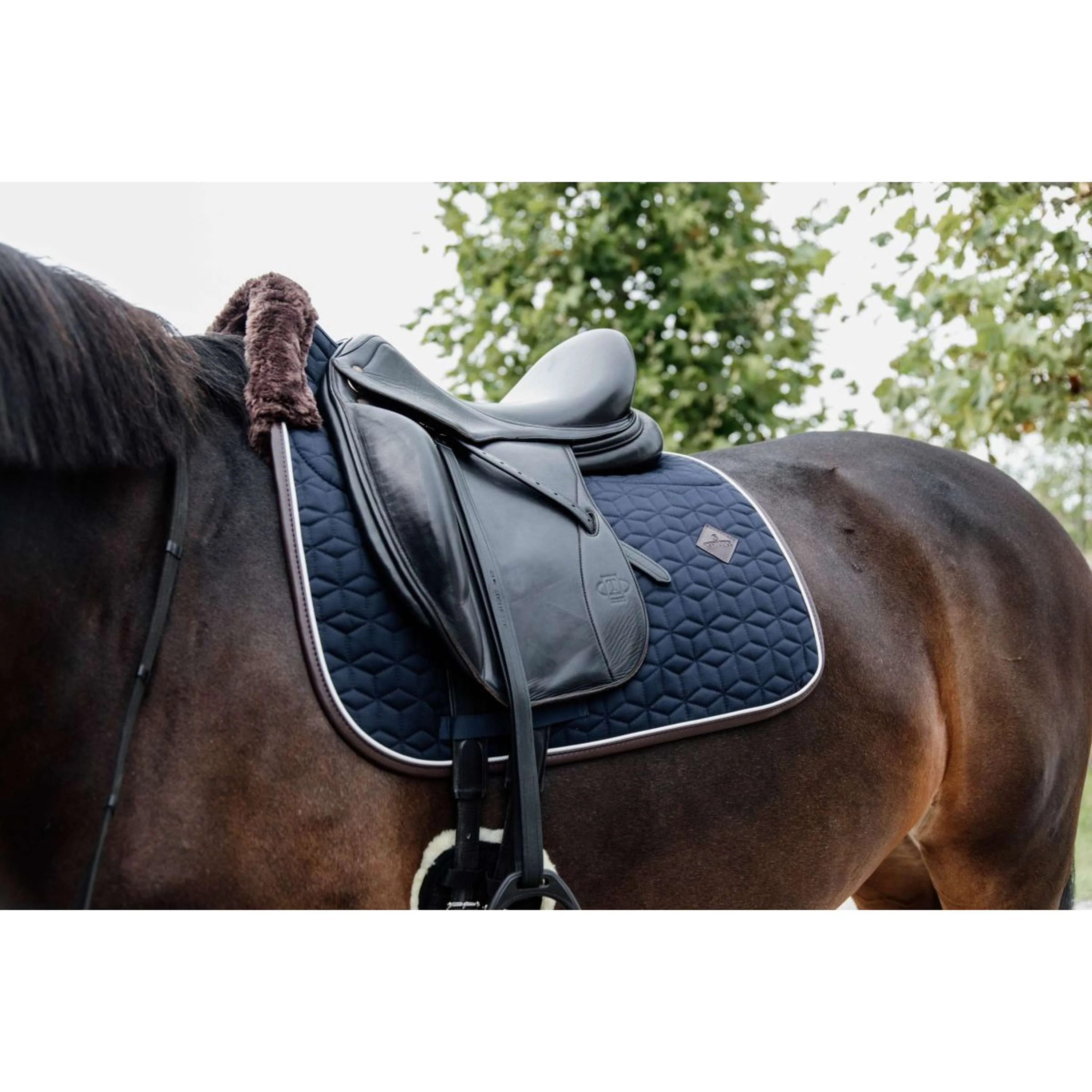 Kentucky Horsewear Sottosella Skin Friendly Dressage Navy - Image 3