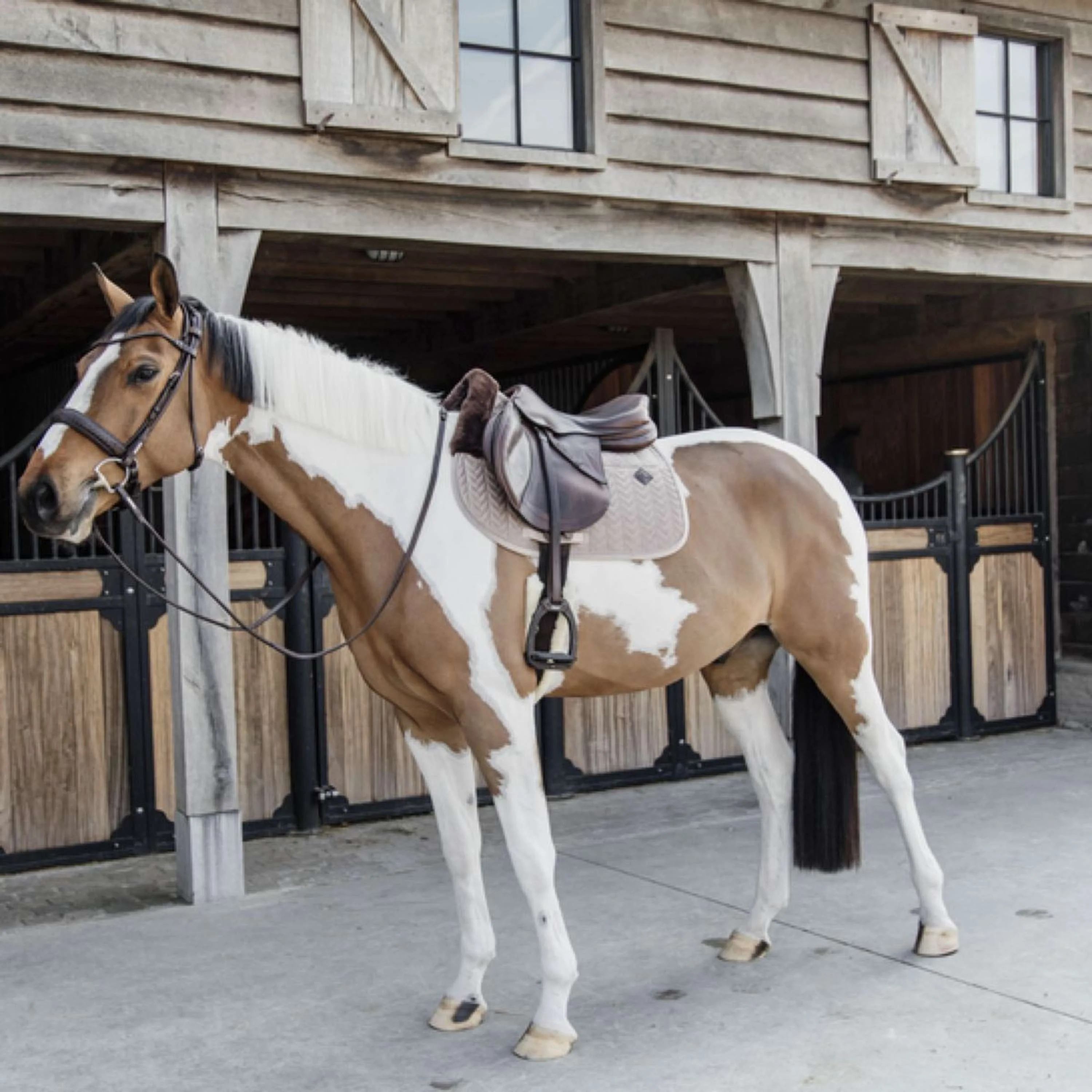 Kentucky Horsewear Sottosella Skin Friendly Velvet Saltando Beige