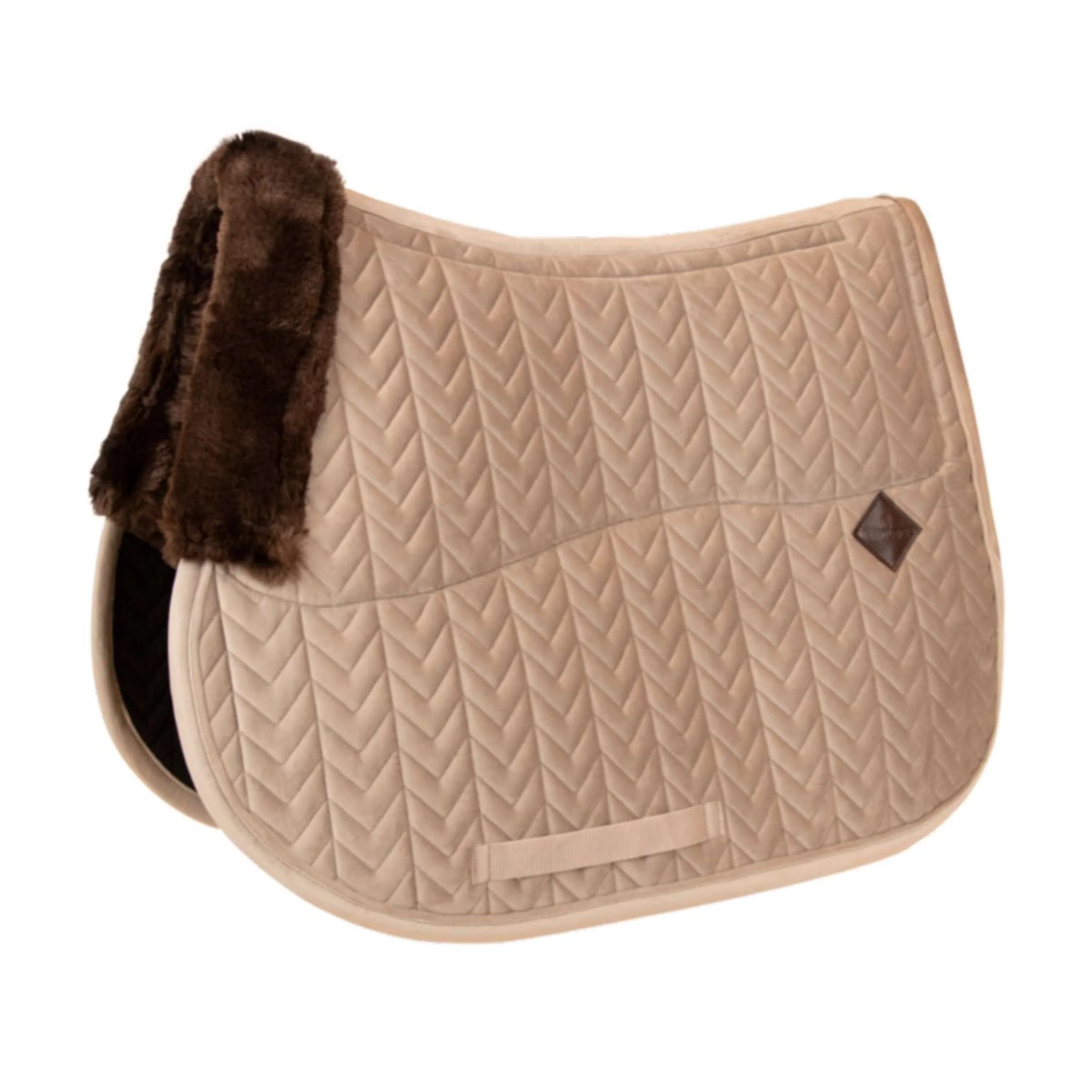 Kentucky Horsewear Sottosella Skin Friendly Velvet Saltando Beige - Image 5
