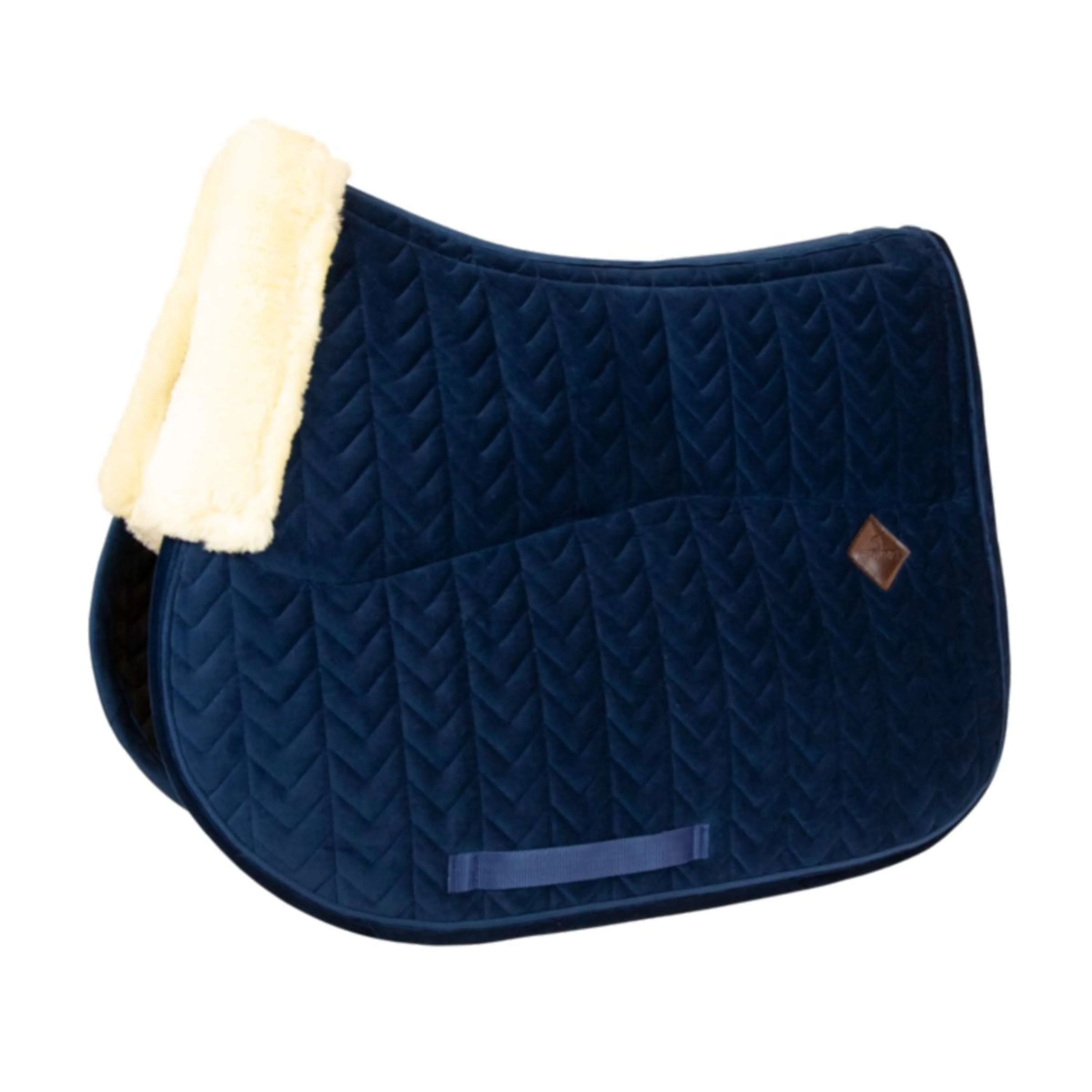 Kentucky Horsewear Sottosella Skin Friendly Velvet Saltando Navy - Image 4