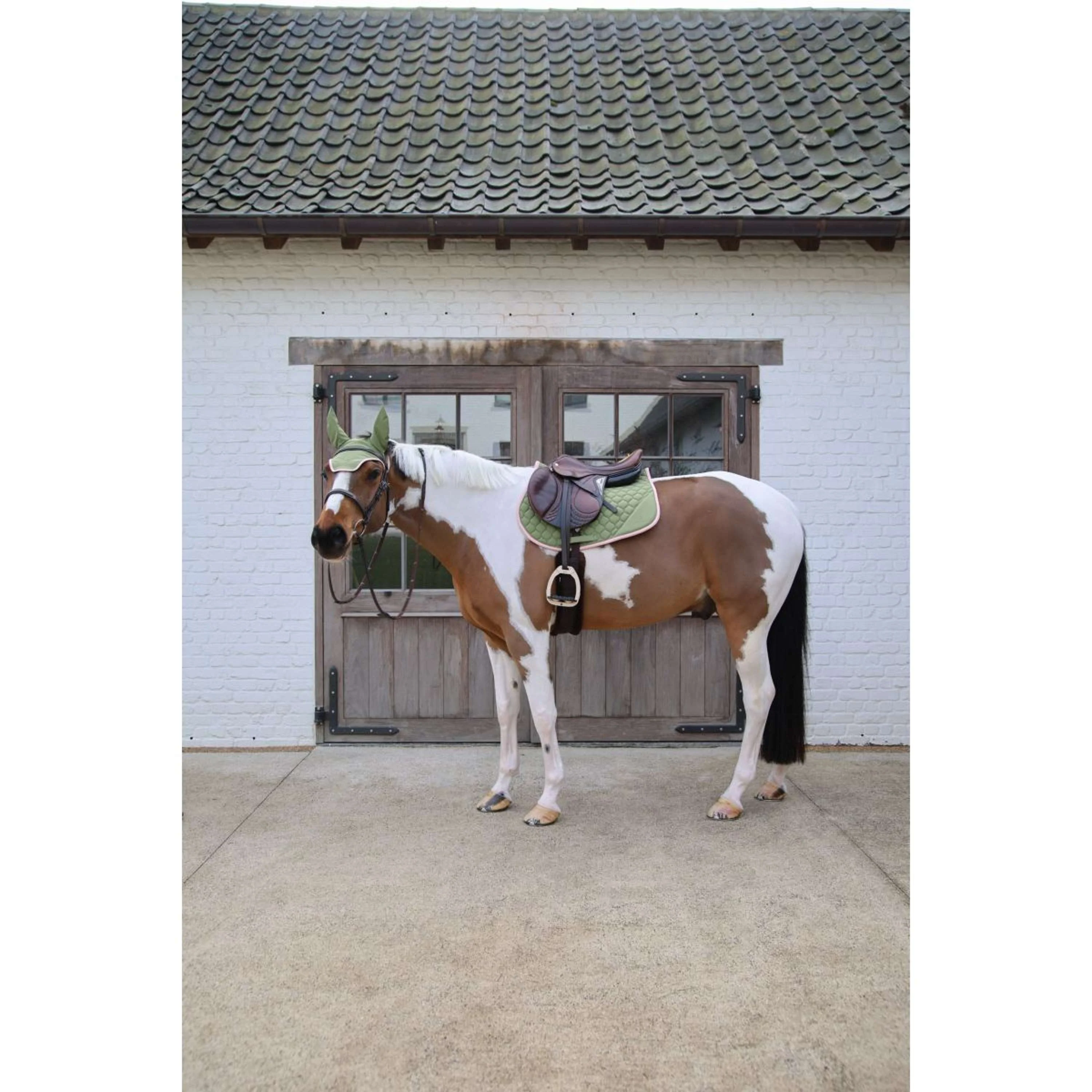 Kentucky Horsewear Sottosella Softshell Onion Quilt saltando Cachi/Rosa antico - Image 7