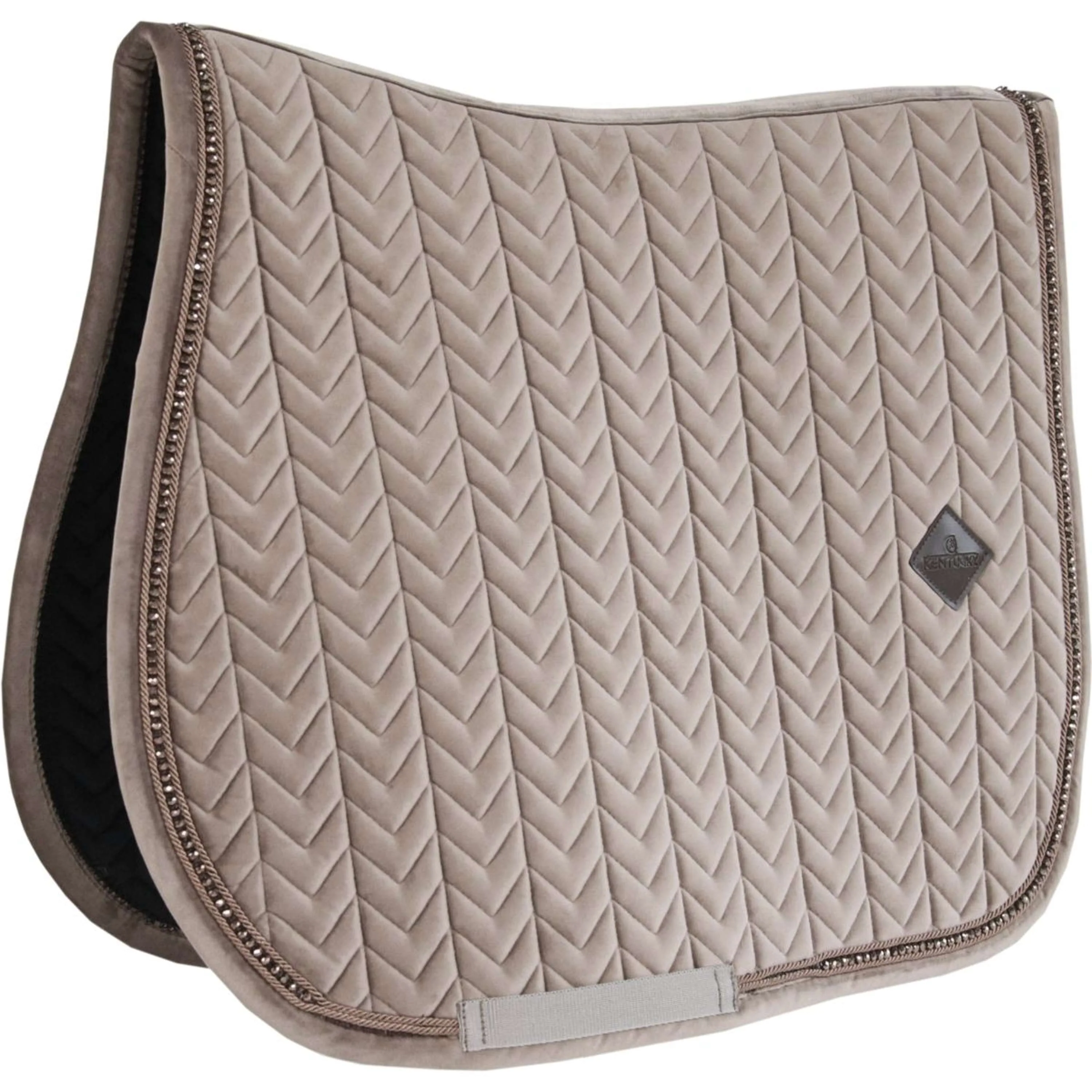 Kentucky Horsewear Sottosella Velvet Pearls Saltando Beige