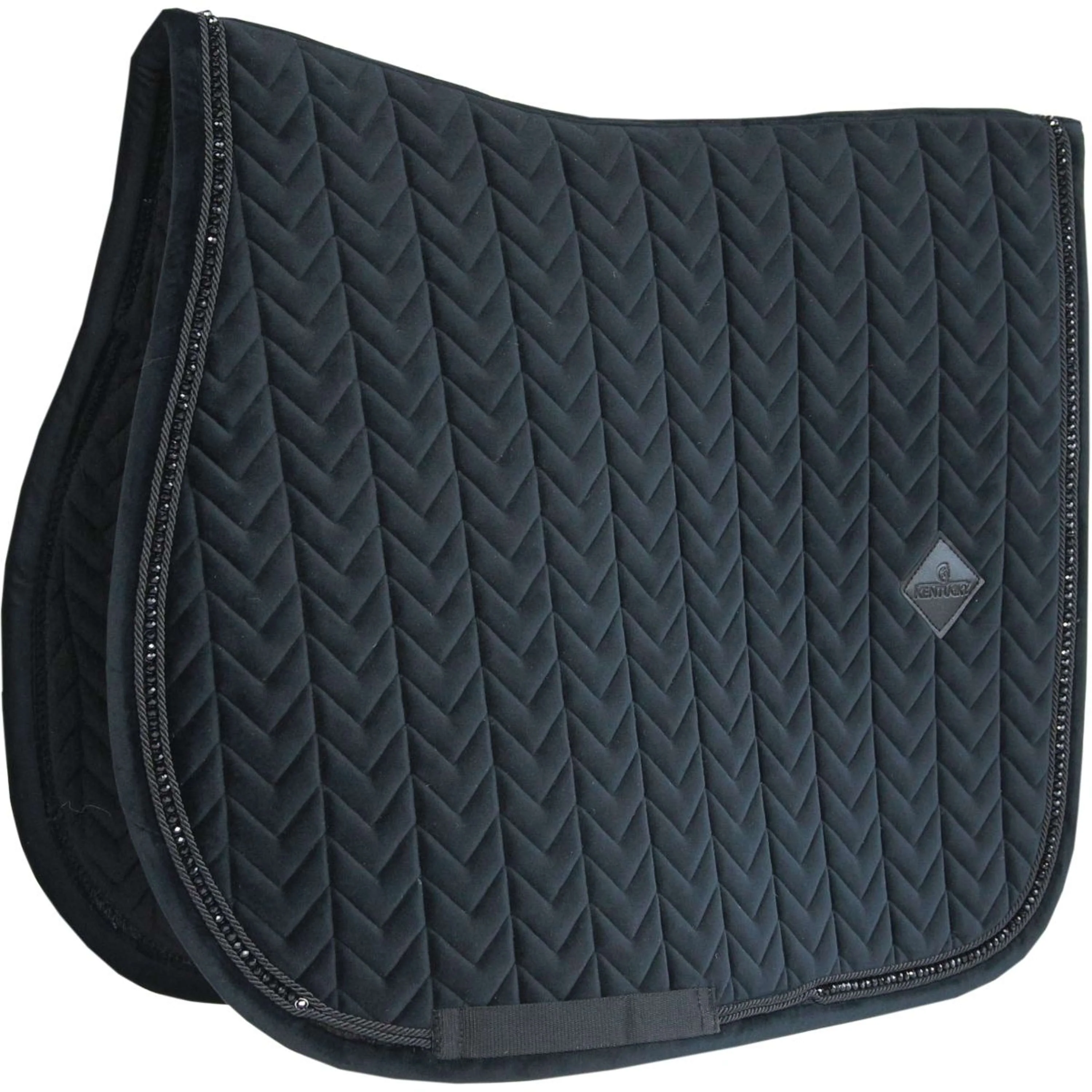 Kentucky Horsewear Sottosella Velvet Pearls Saltando Nero