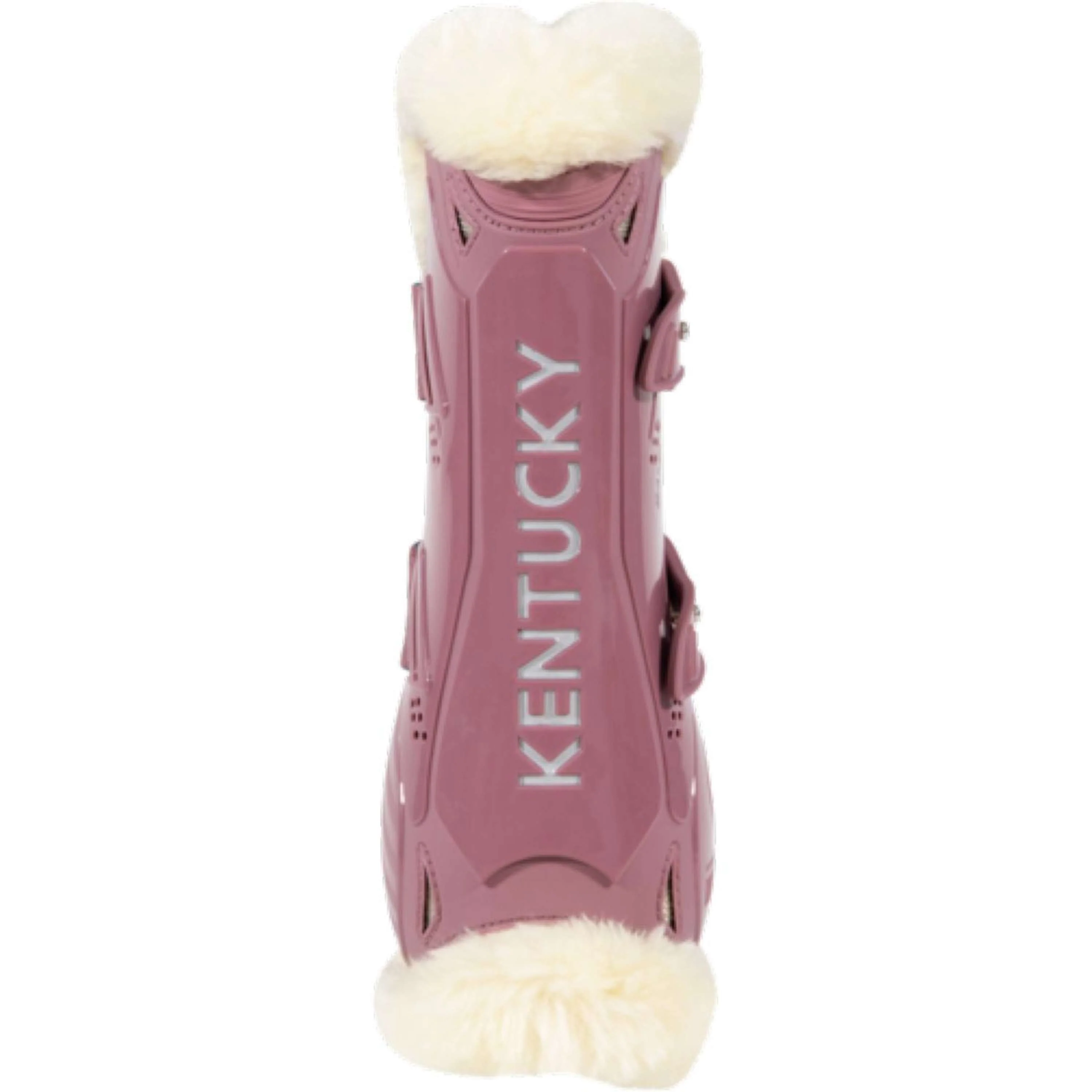 Kentucky Horsewear Stinchiere Bamboo Elastic Vegan Sheepskin Rosa Vecchia - Image 3