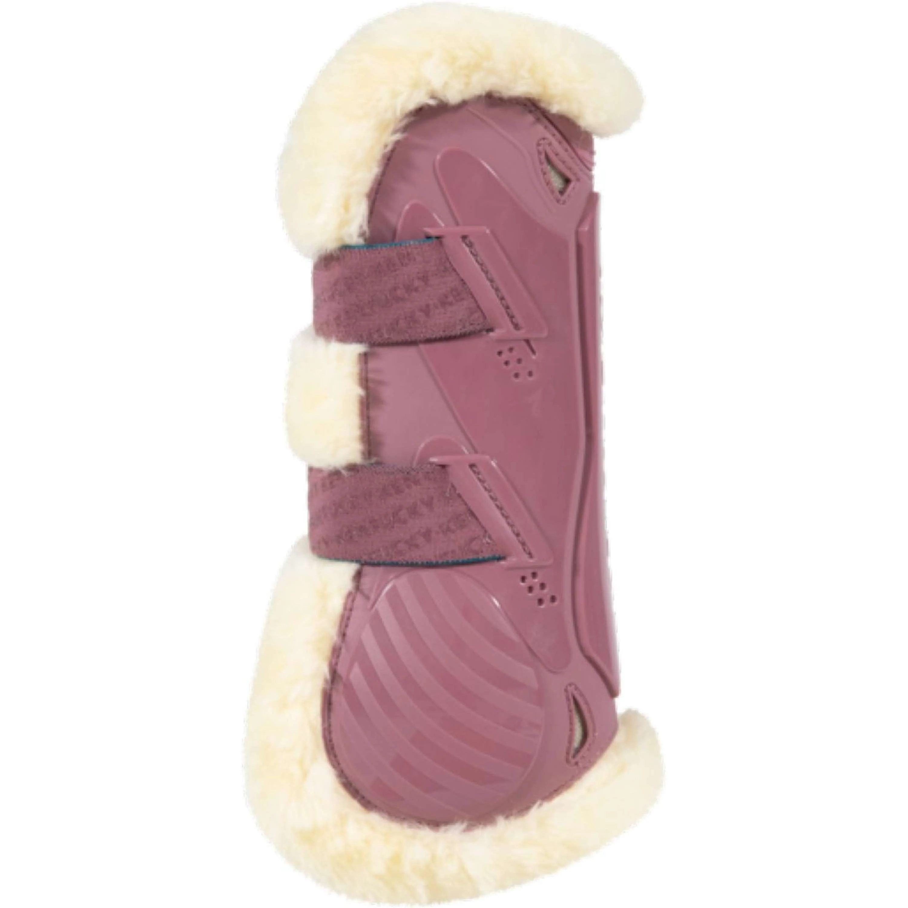 Kentucky Horsewear Stinchiere Bamboo Elastic Vegan Sheepskin Rosa Vecchia - Image 4