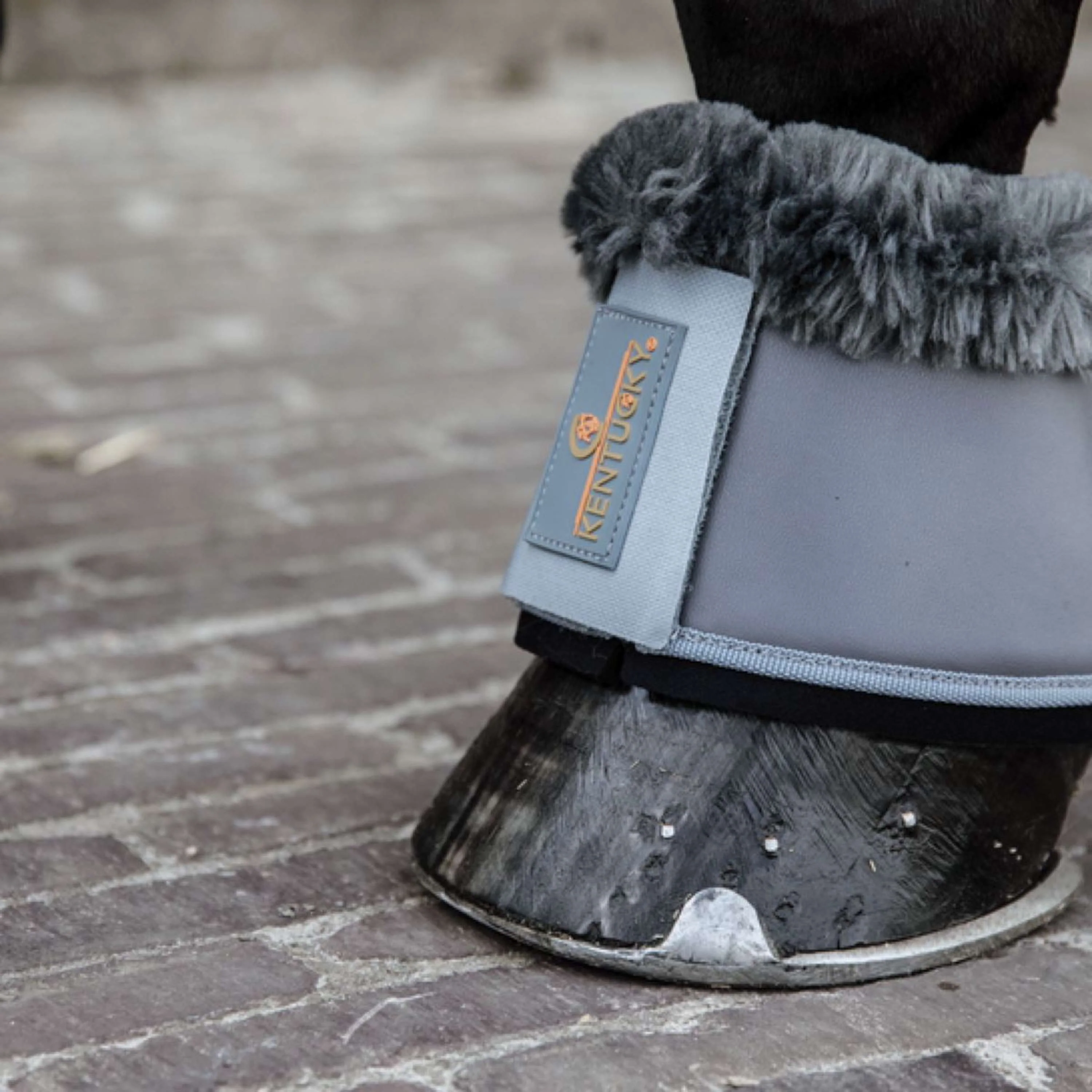 Kentucky Horsewear Stivaletti a Campana Sheeskin Leather Grigio/Grigio - Image 3
