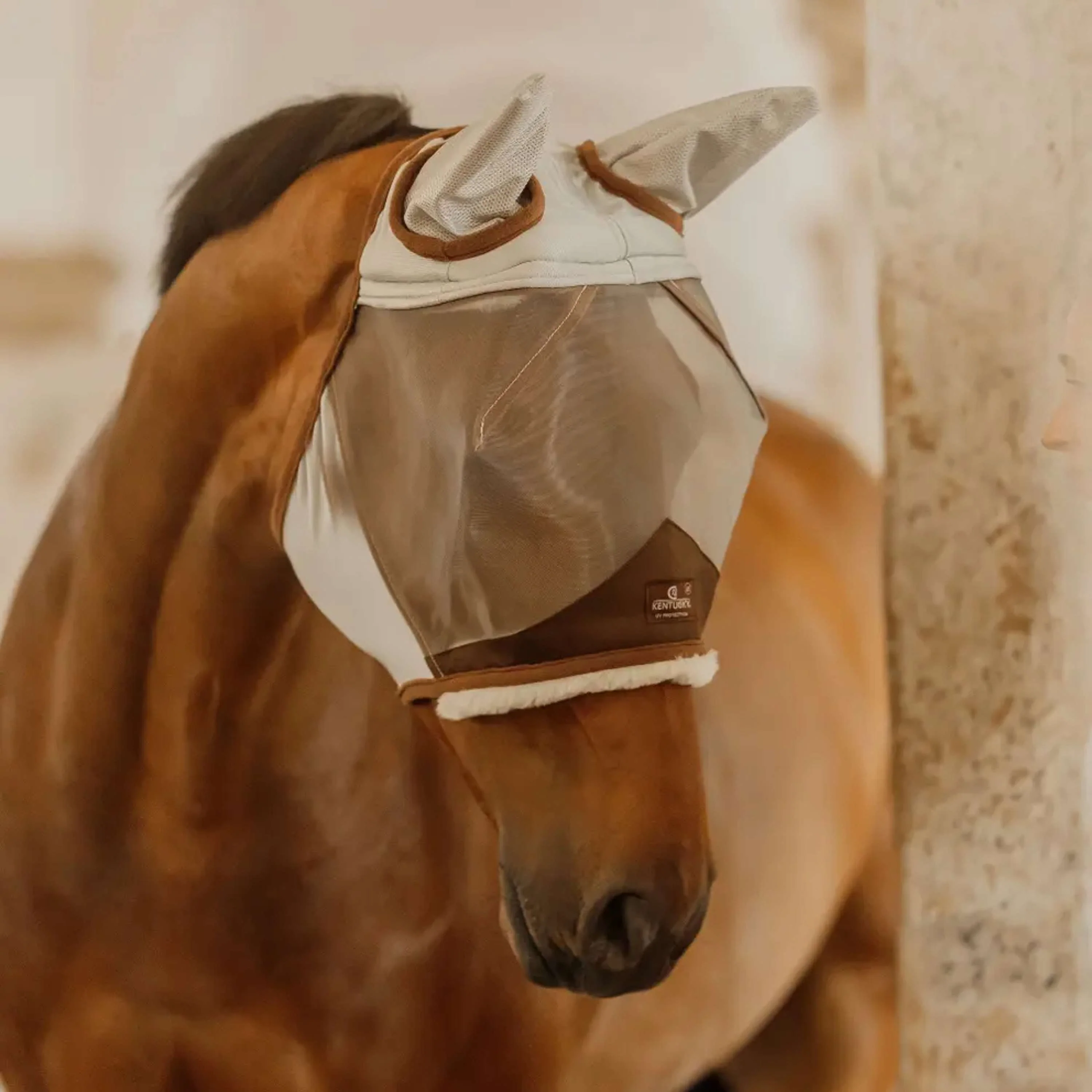 Kentucky Maschera per Mosche Skin Friendly Argento