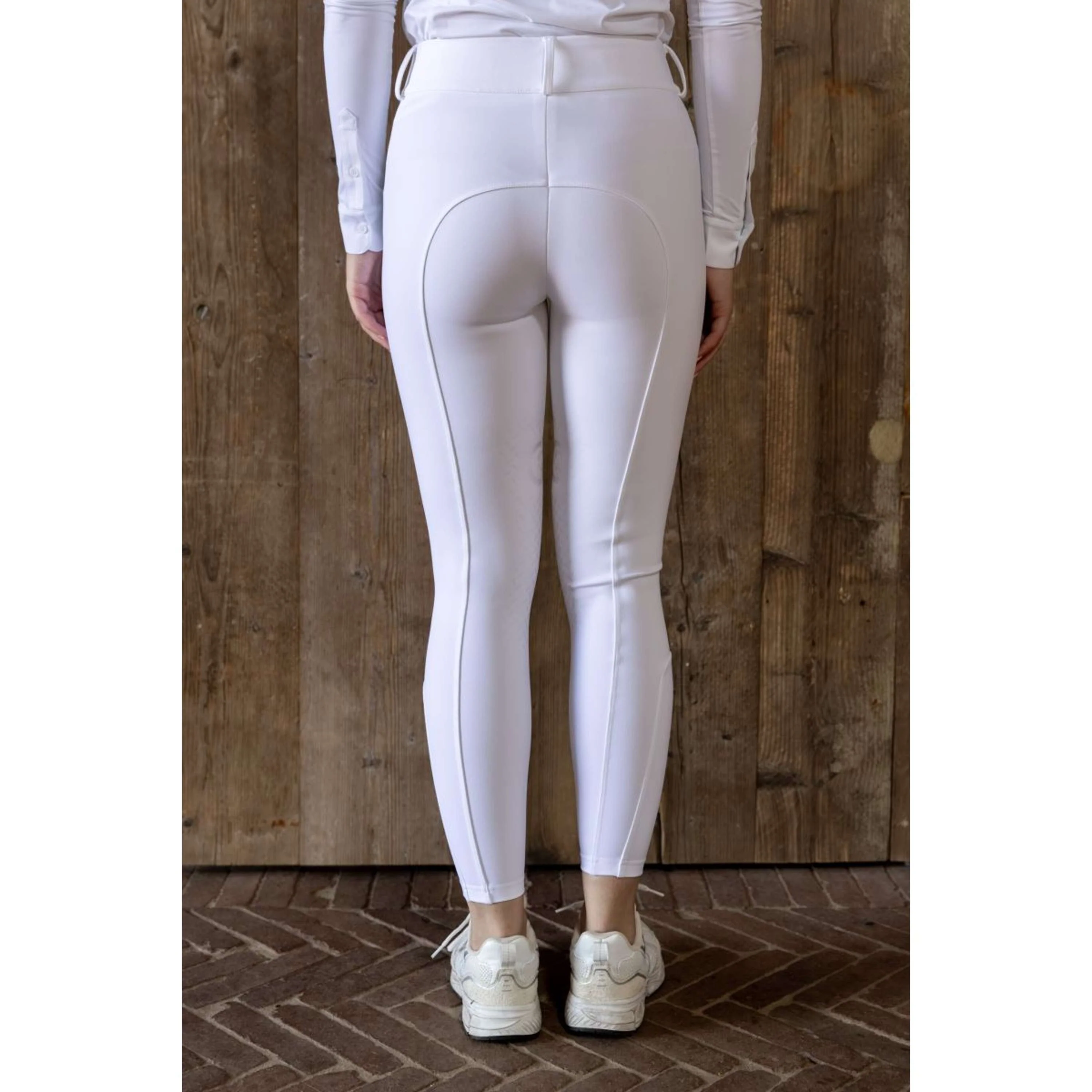 Kentucky Pantaloni da Equitazione Miami Knee Grip Donne Bianco - Image 3