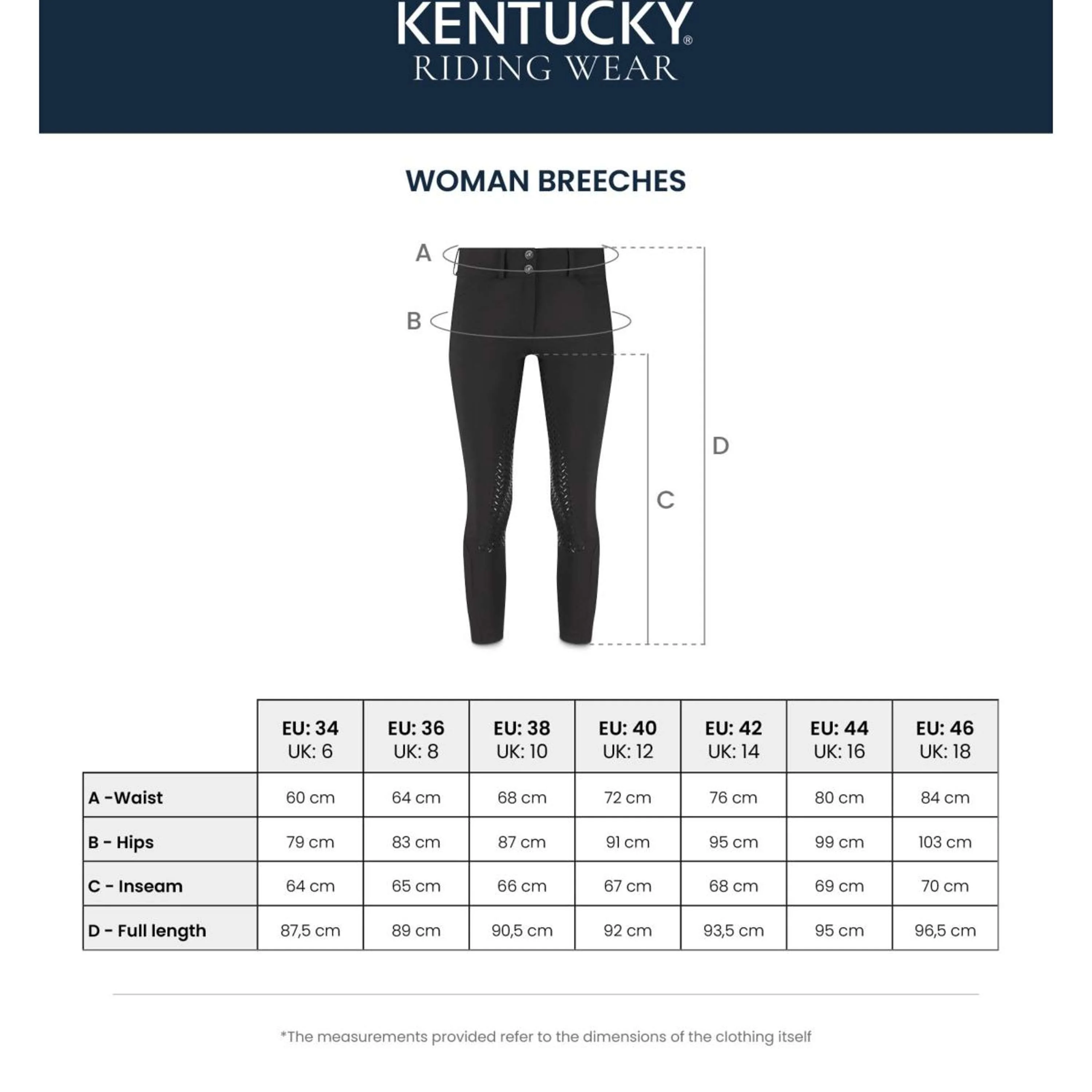 Kentucky Pantaloni da Equitazione Miami Knee Grip Donne Bianco - Image 10