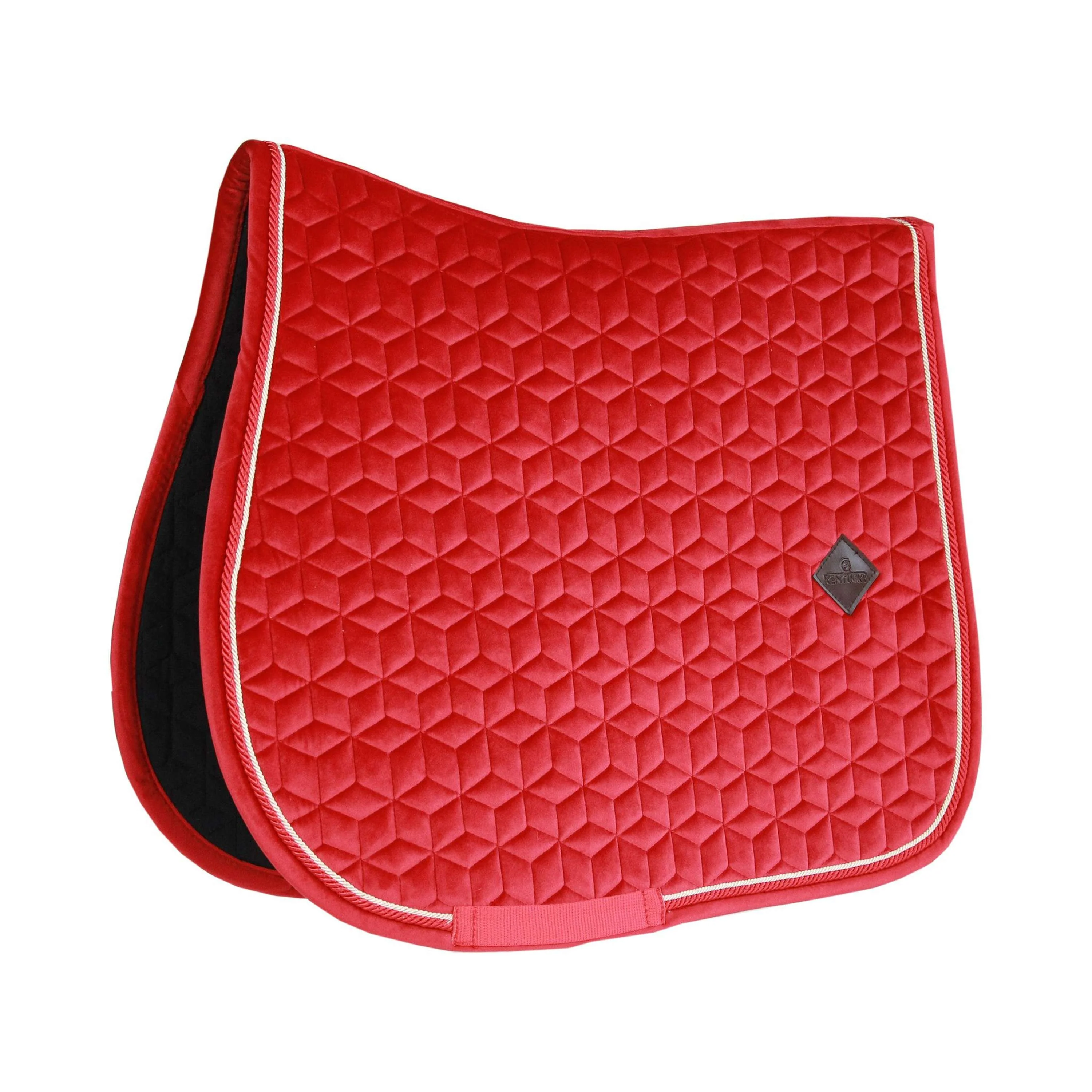 Kentucky Horsewear Sottosella Velvet Saltando Rosso