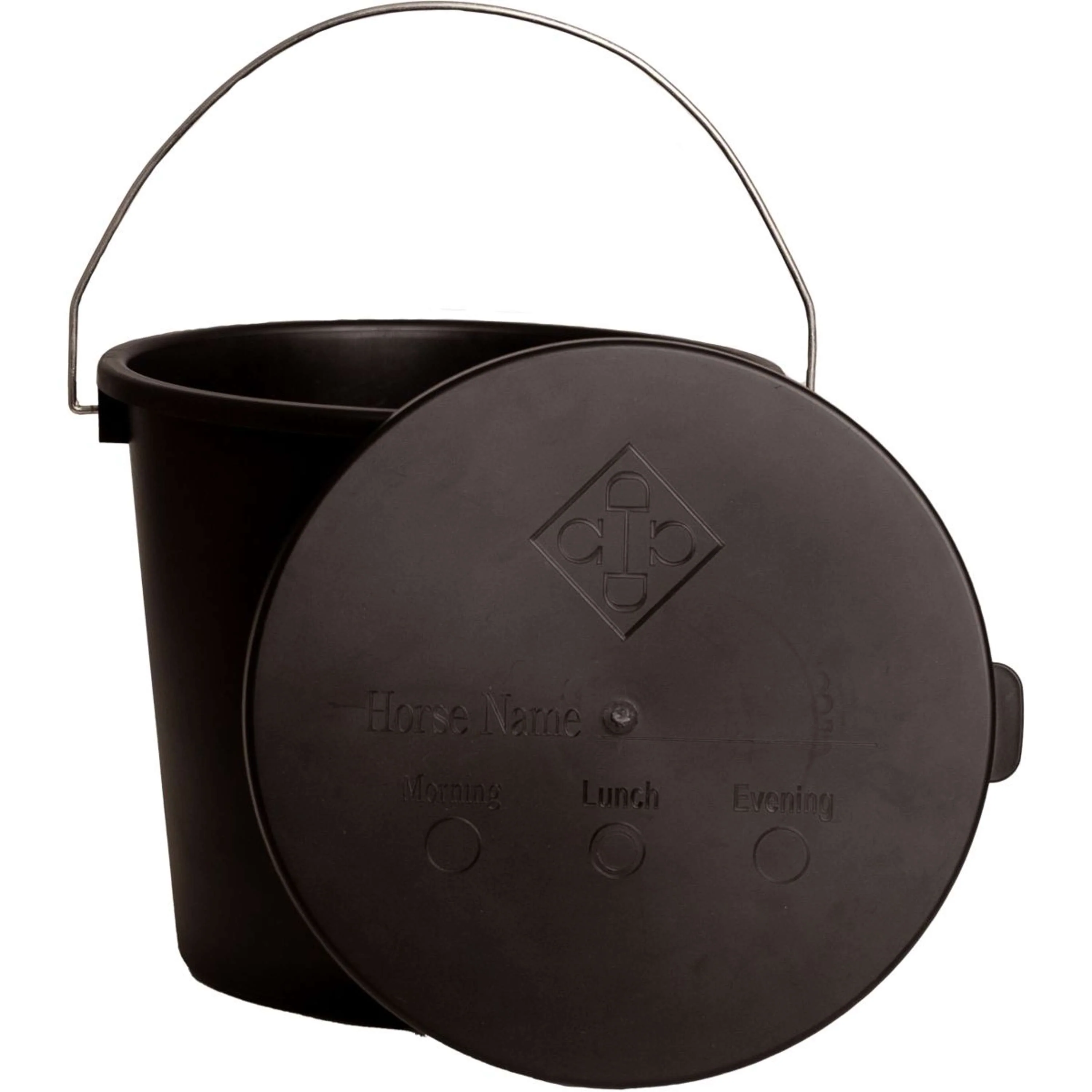 Kentucky Secchio con Coperchio Nero