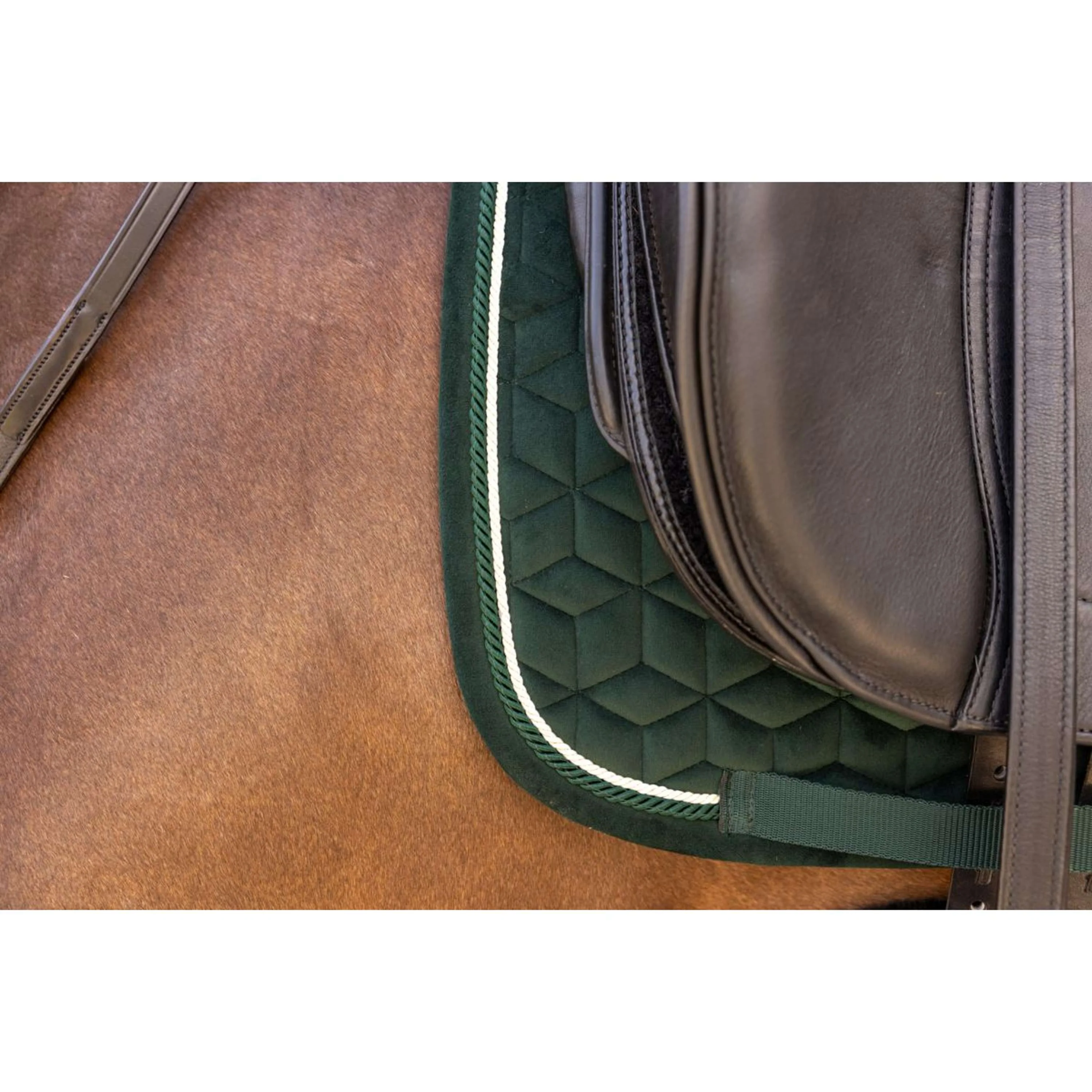 Kentucky Sottosella Velvet Dressage Pine Green - Image 5