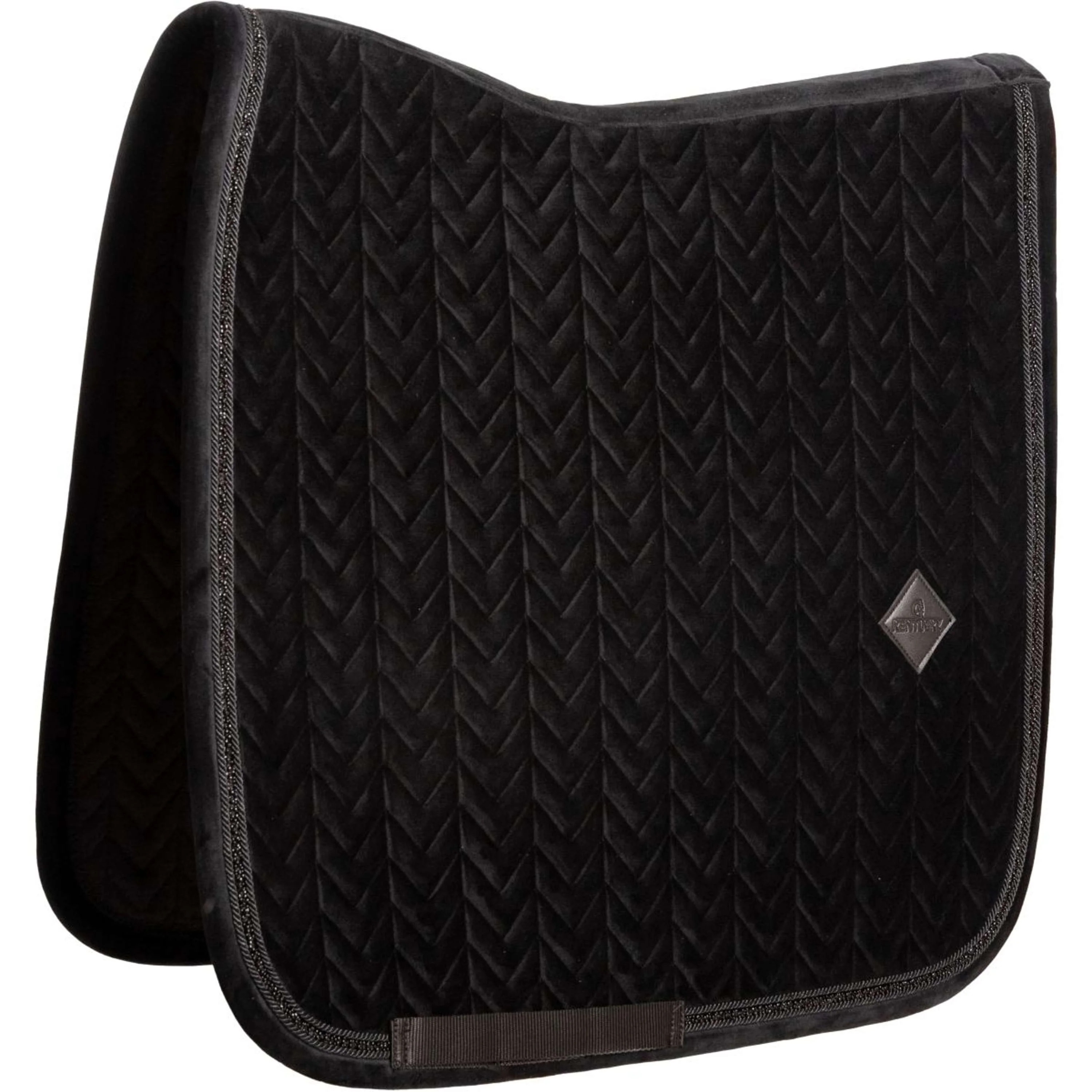 Kentucky Sottosella Velvet Mini Pearls Dressage Nero