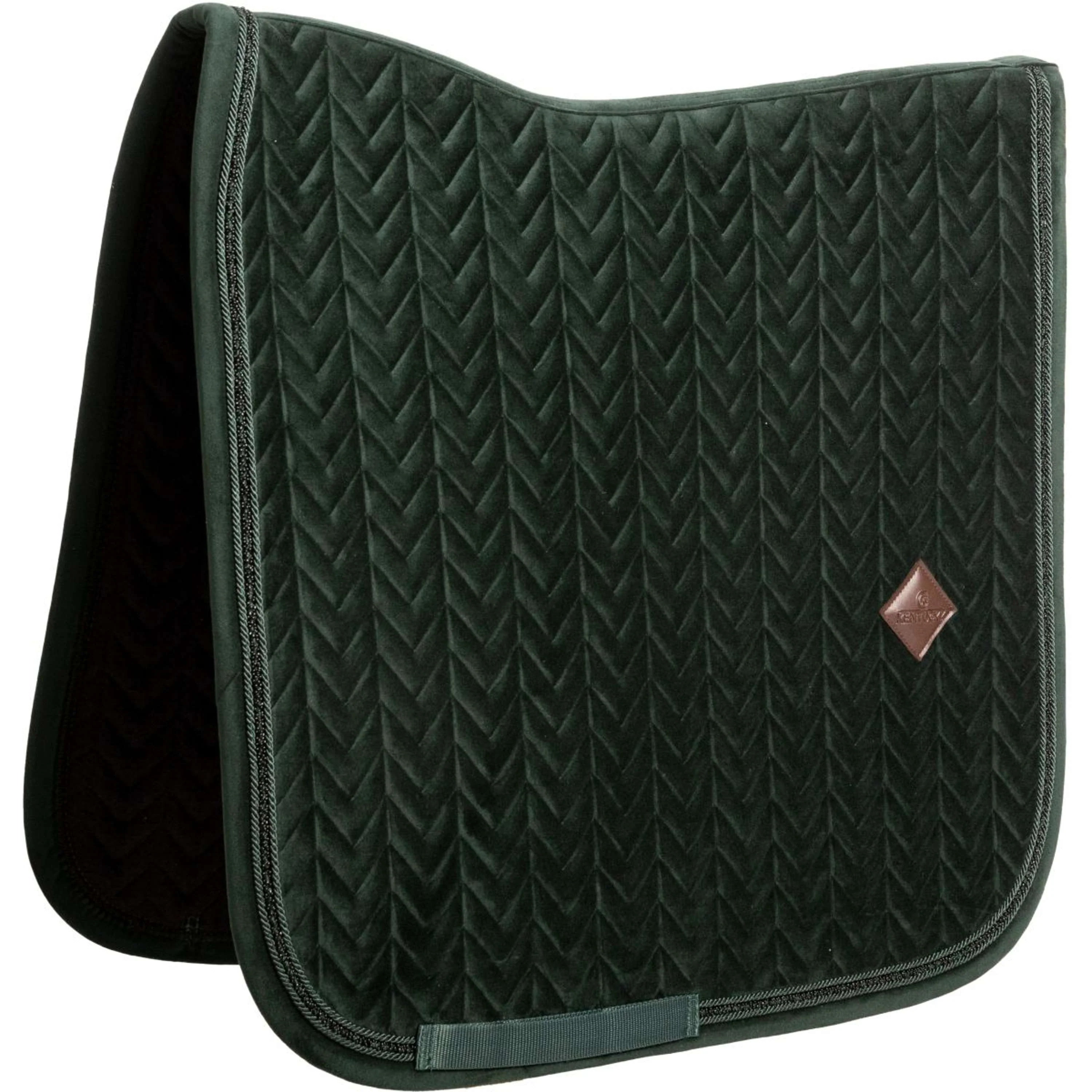 Kentucky Sottosella Velvet Mini Pearls Dressage Pine Green