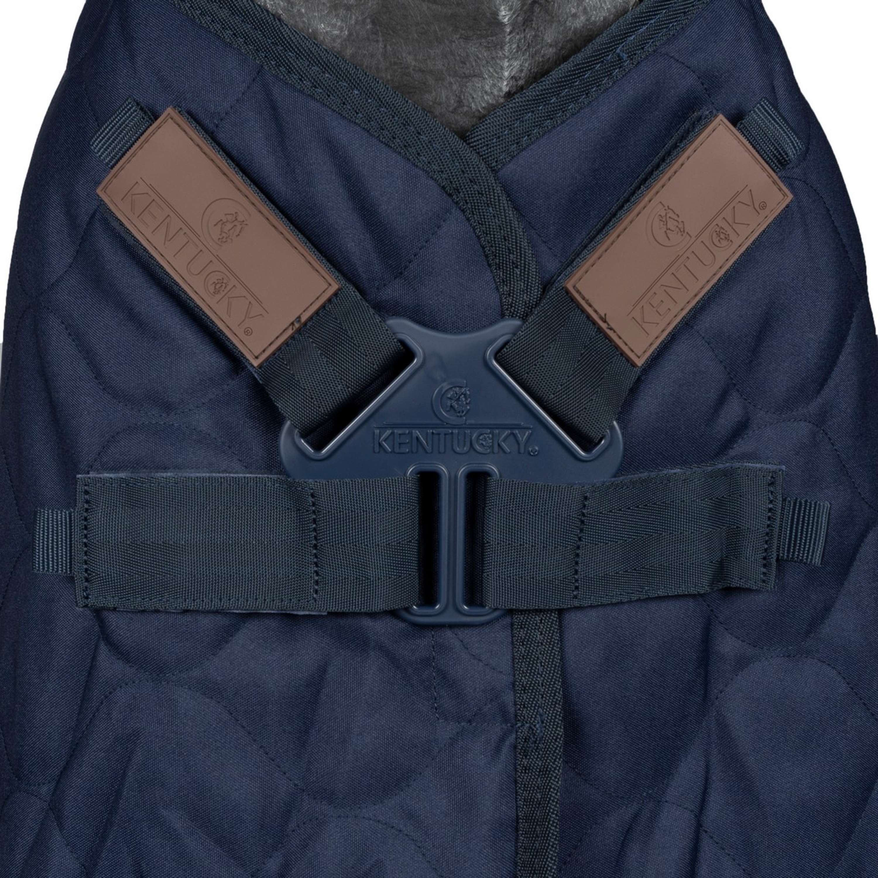 Kentucky Horsewear Coperta da scuderia Comfort 100g Navy - Image 3