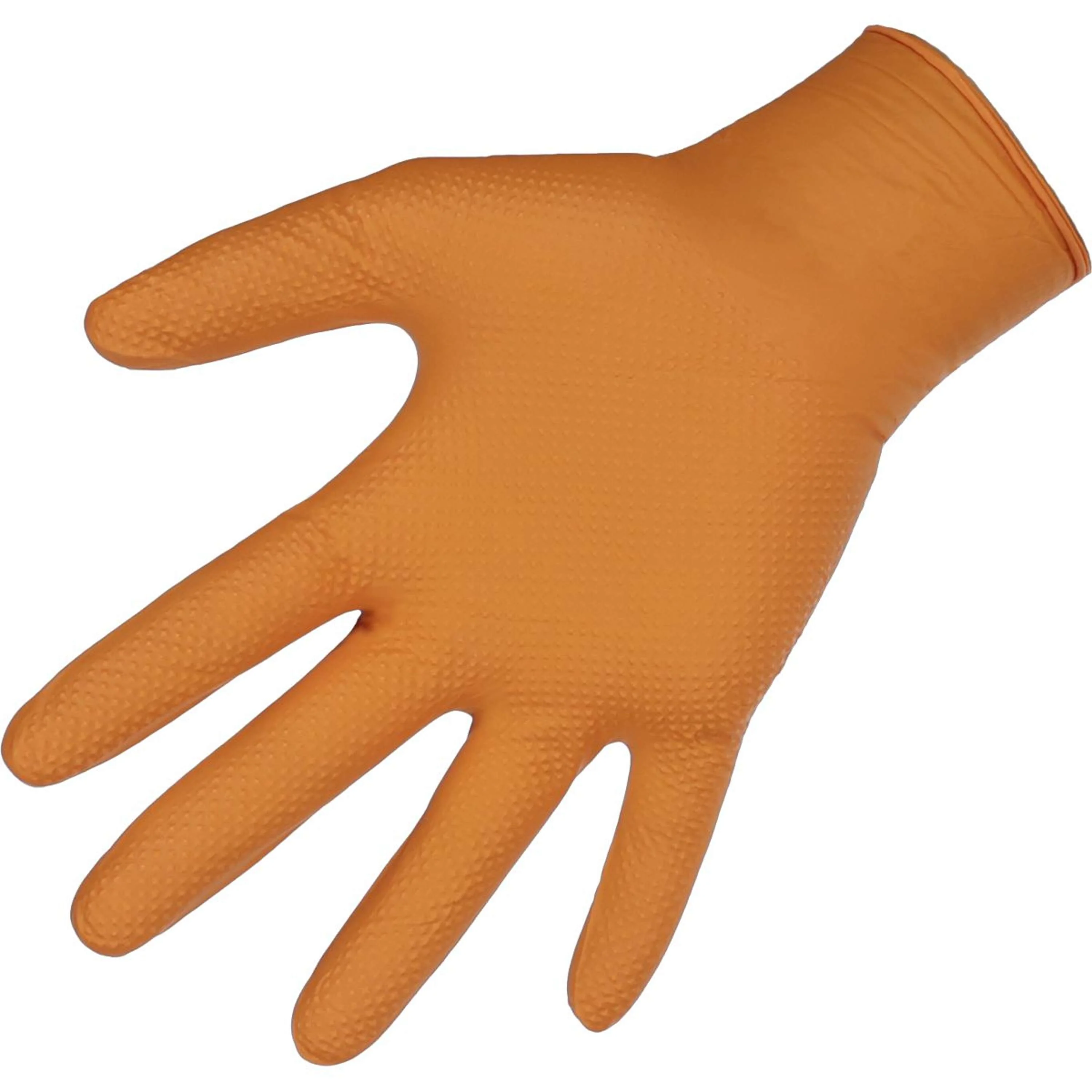 Kerbl Guanti Monouso Nitril X-Grip Arancia - Image 2