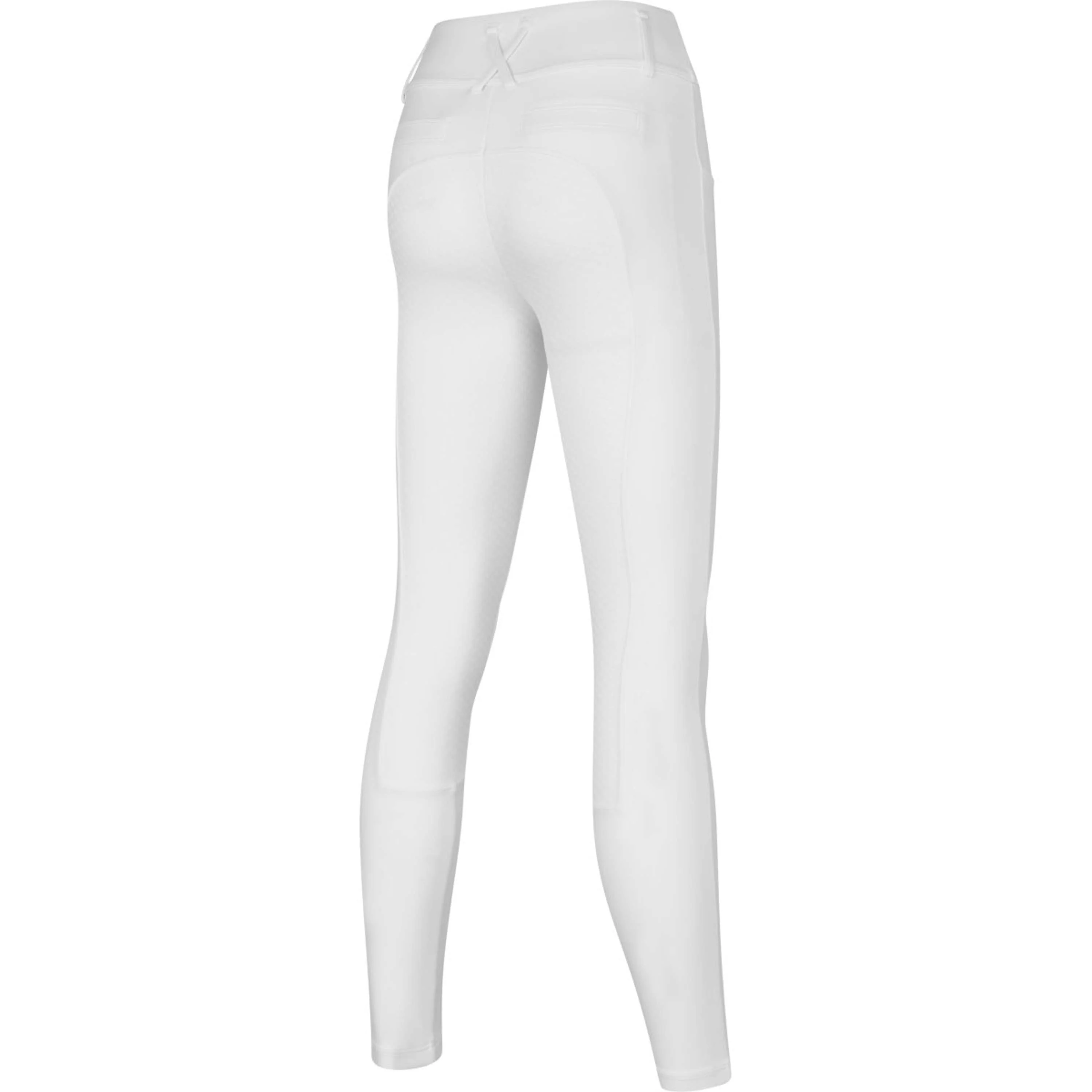 Kingsland Leggings da Equitazione KLKristin Full Grip Bianco - Image 2