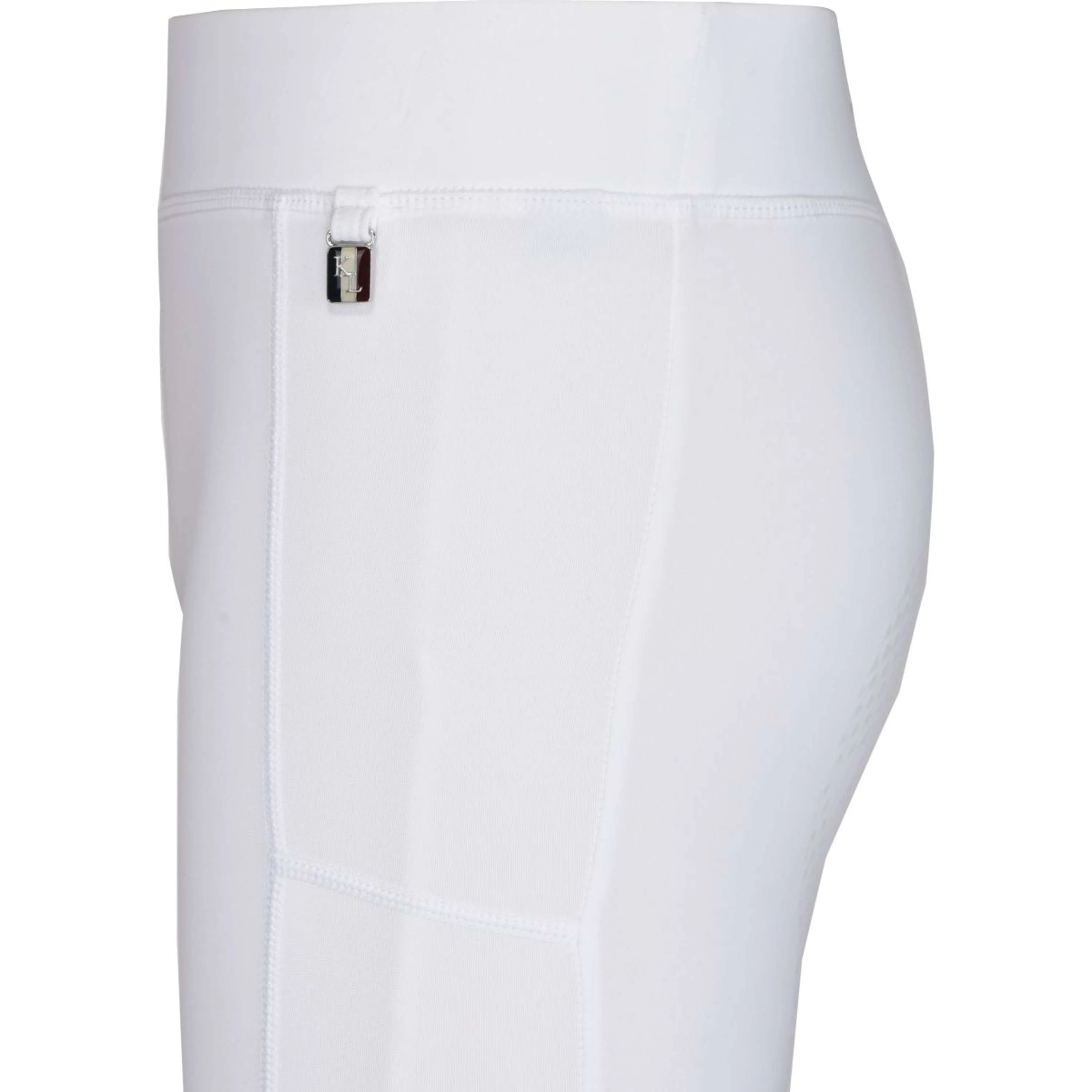 Kingsland Pantaloni da Equitazione Kemmie Full Grip F-Tec2 Bianco - Image 4