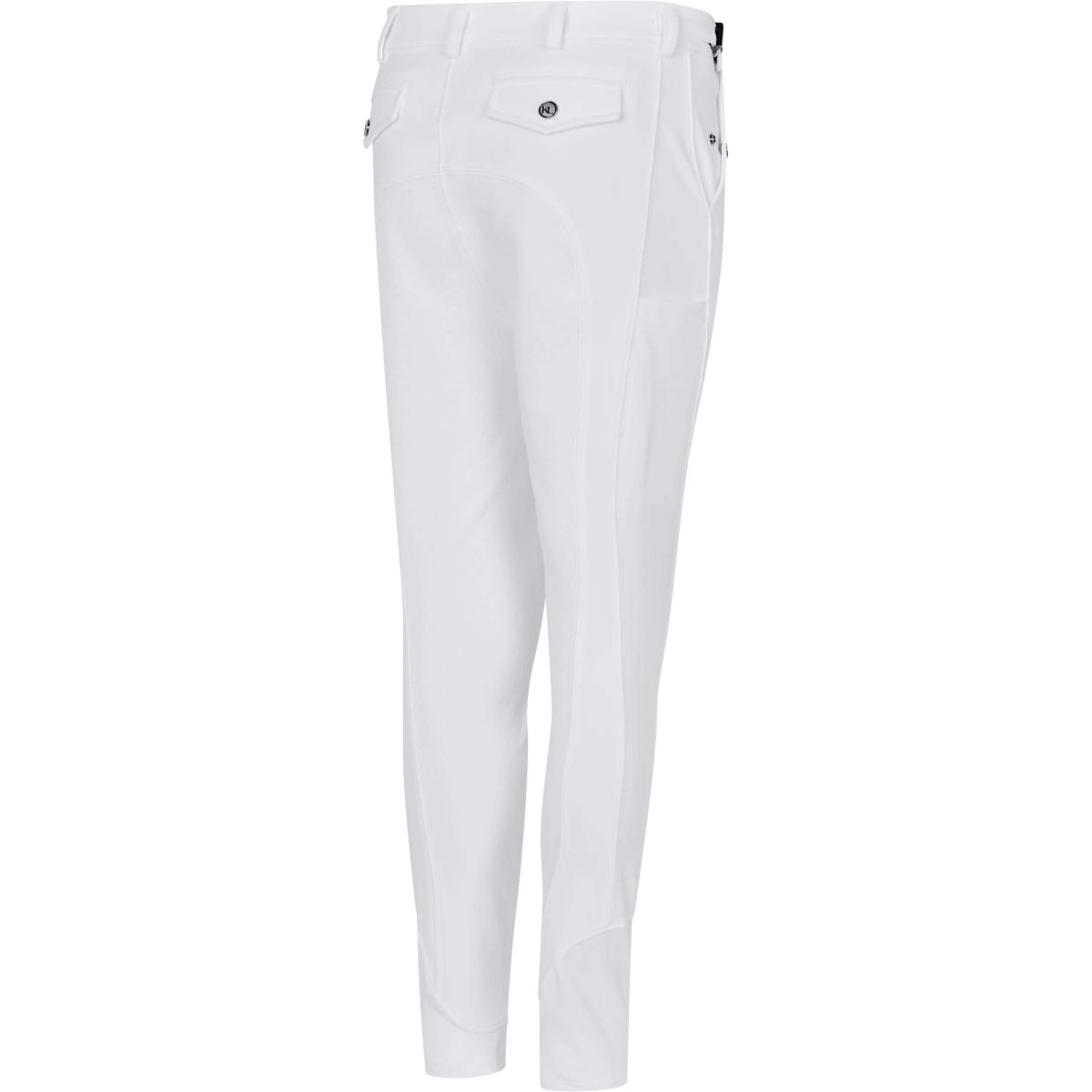 Kingsland Pantaloni da Equitazione Knox Full Grip Bianco - Image 2