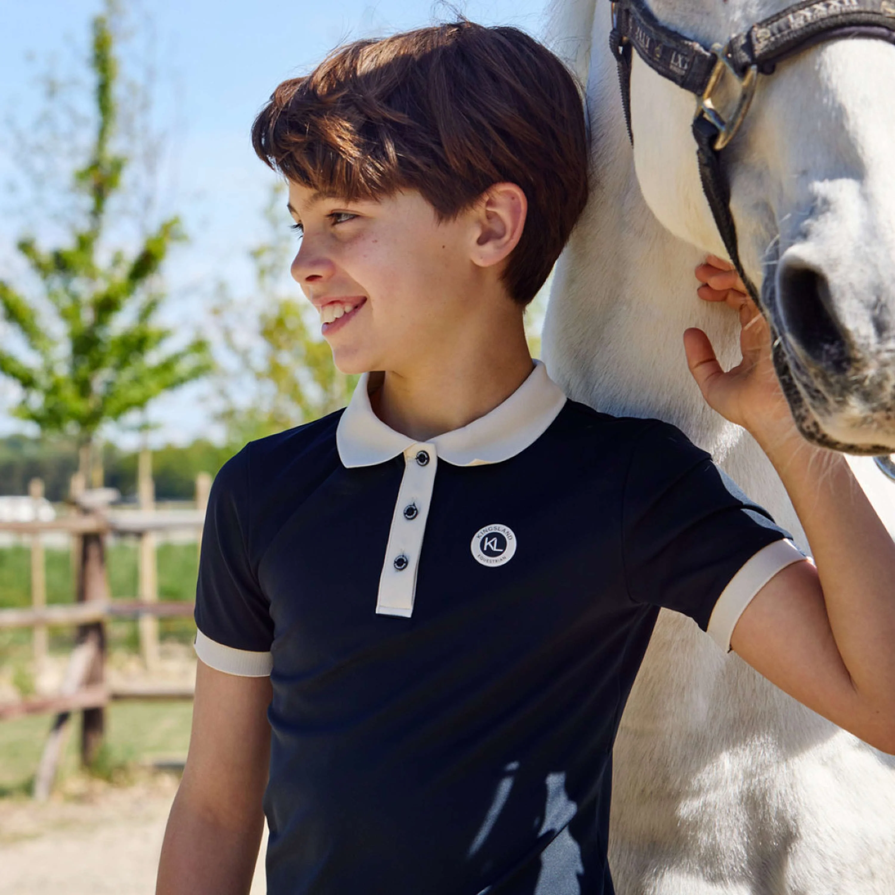 Kingsland Poloshirt KLLaura Junior Navy - Image 2