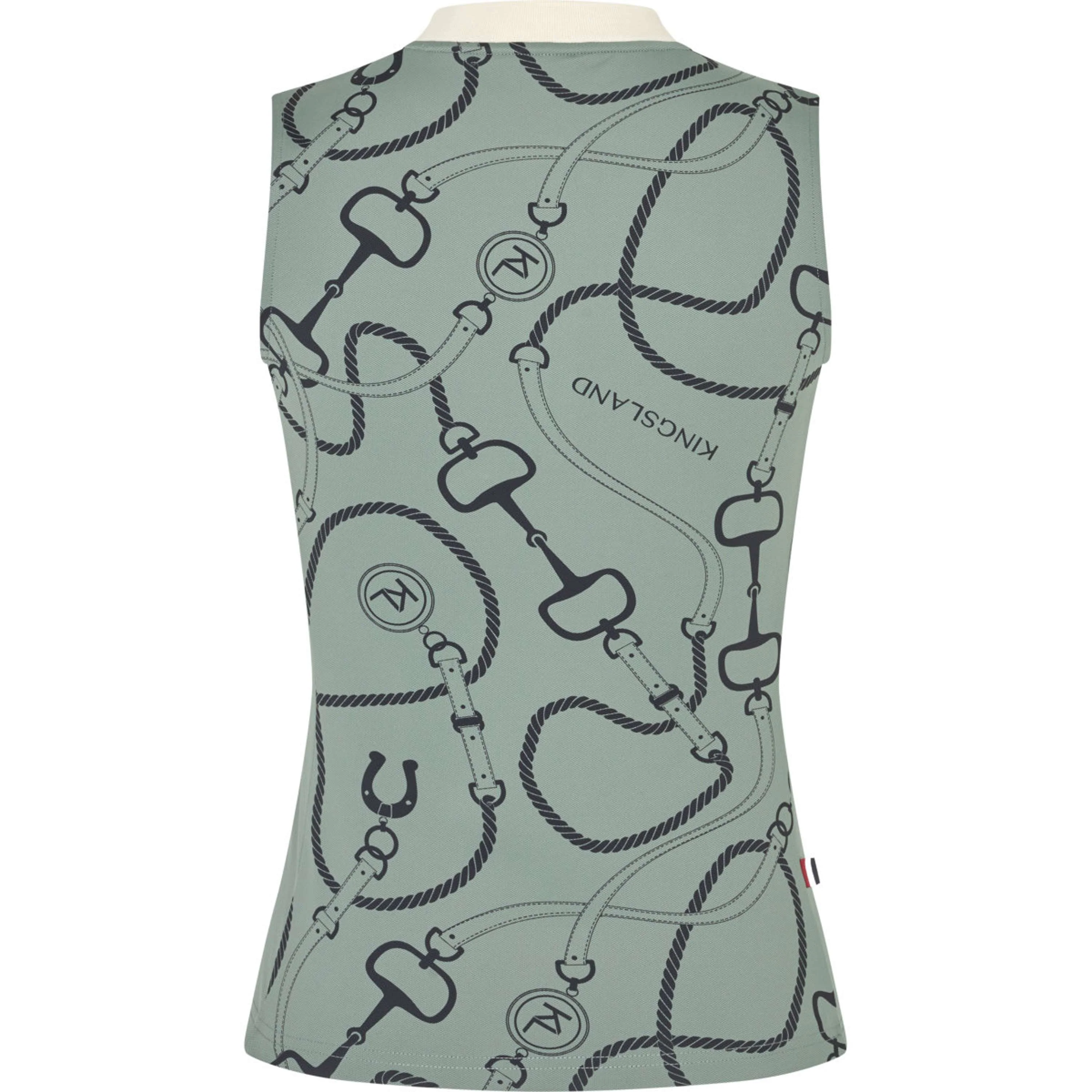 Kingsland Maglia KLLarissa Senza Maniche Green Agave - Image 2