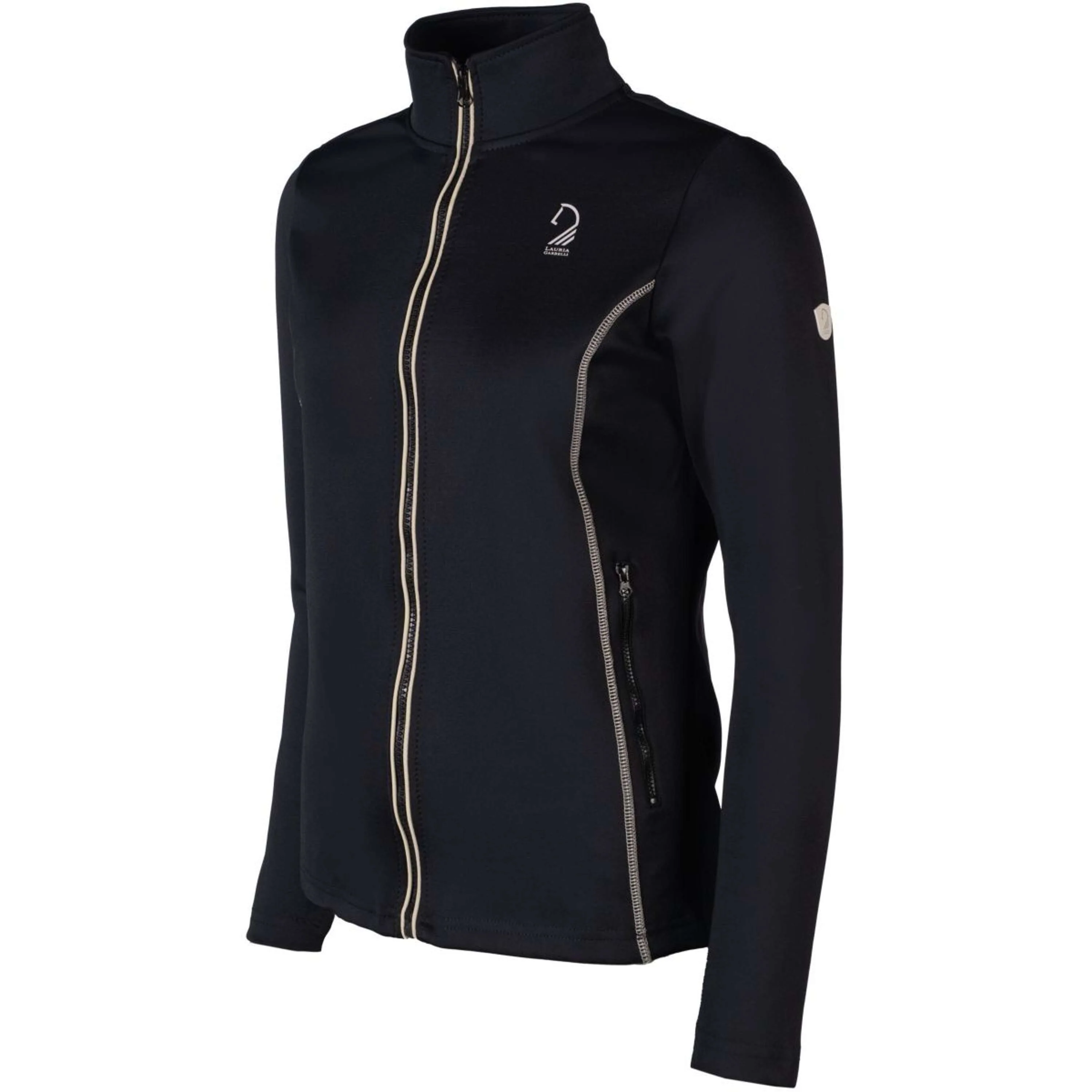 Lauria Garrelli Gilet in Pile Limone Nero - Image 5